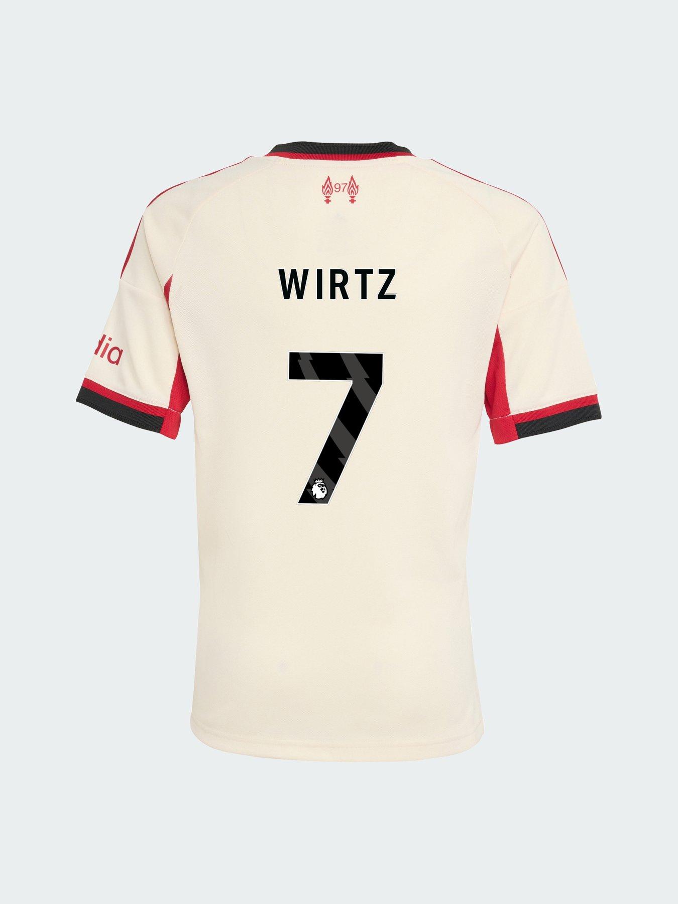 undefined Personalised Liverpool Junior 25/26 Away Stadium Replica Shirt - White