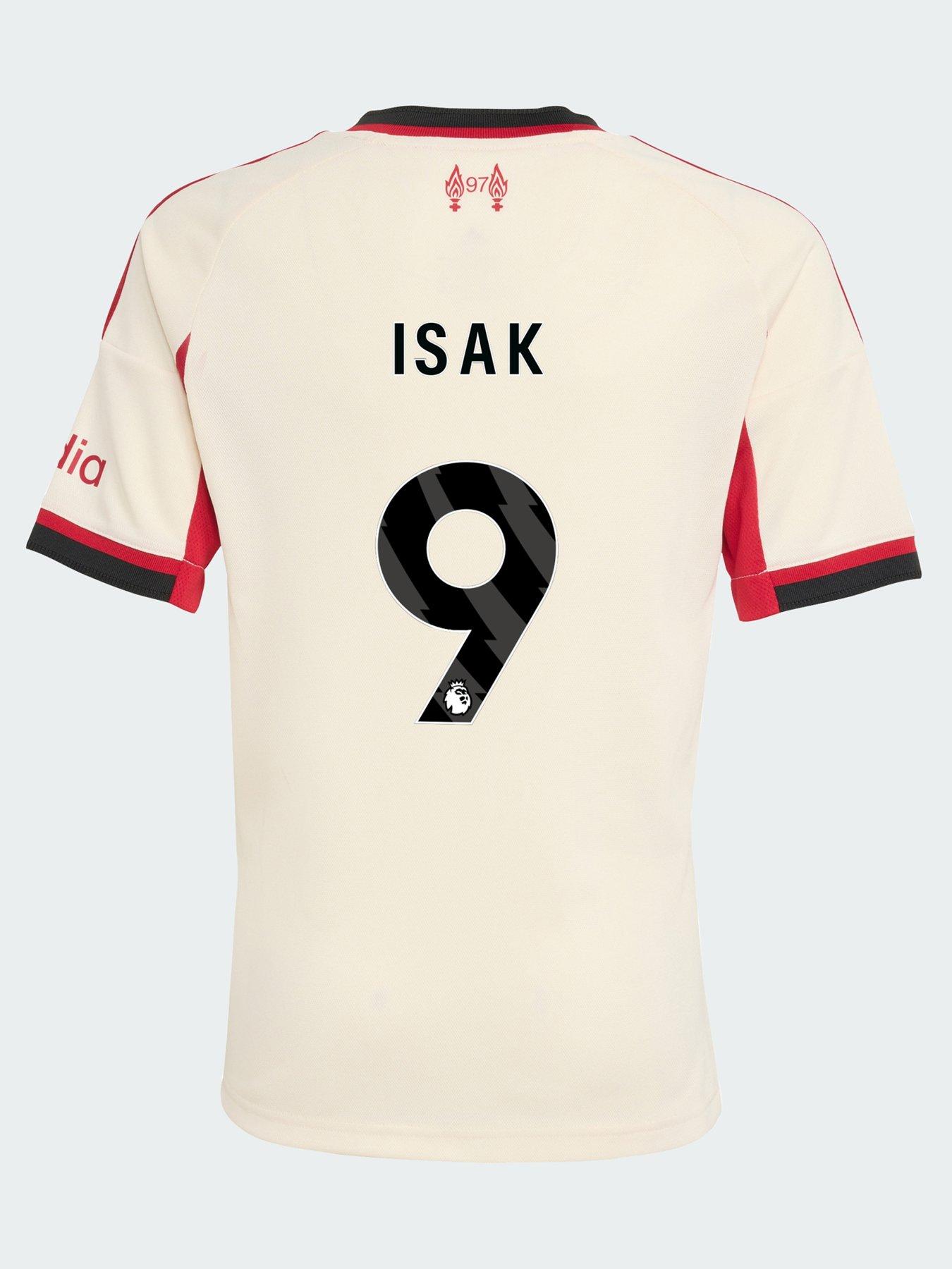 adidas Personalised Liverpool Junior 25/26 Away Stadium Replica Shirt - White