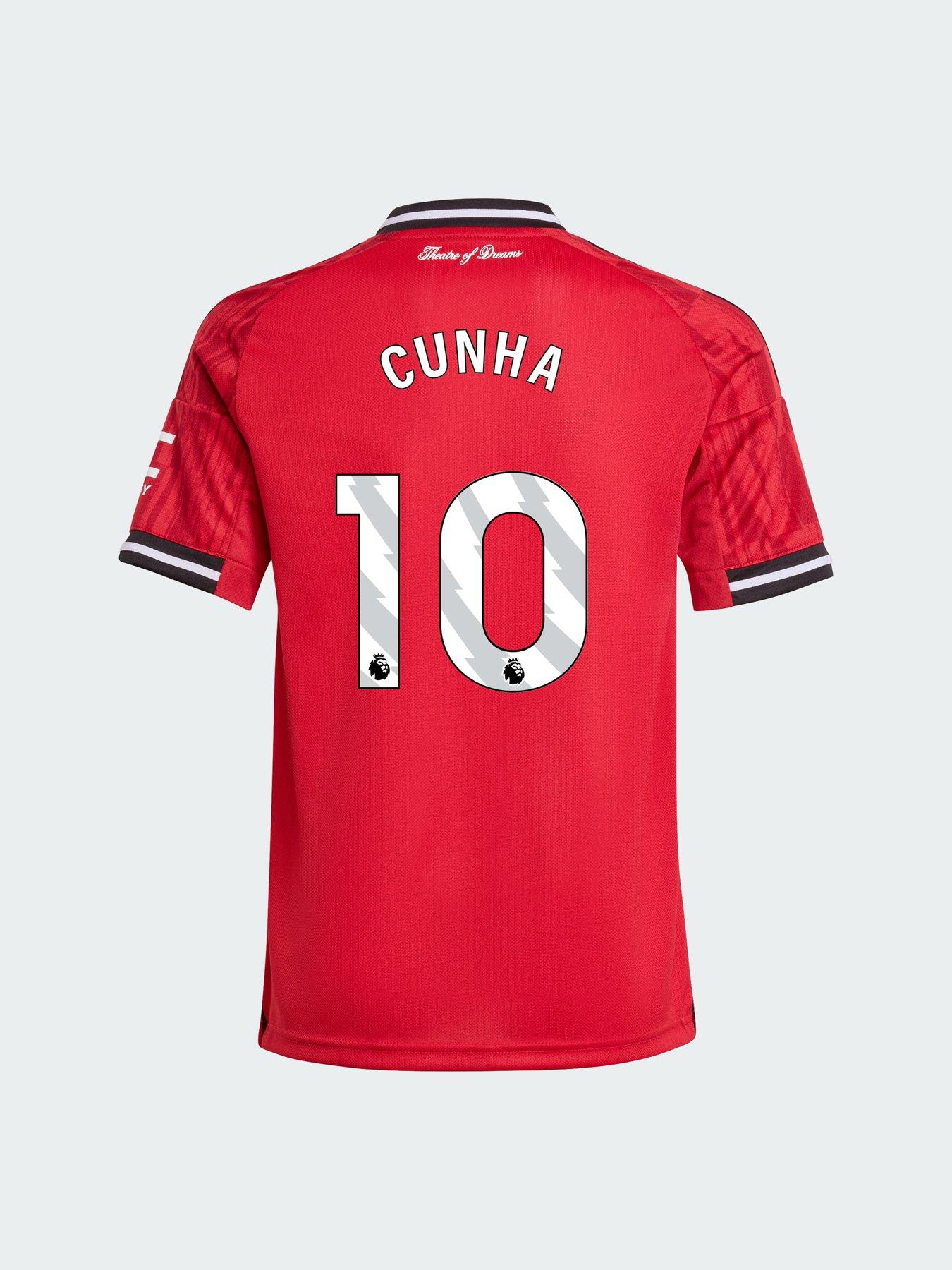 undefined Personalised Manchester United Junior 25/26 Home Stadium Replica Shirt - Red