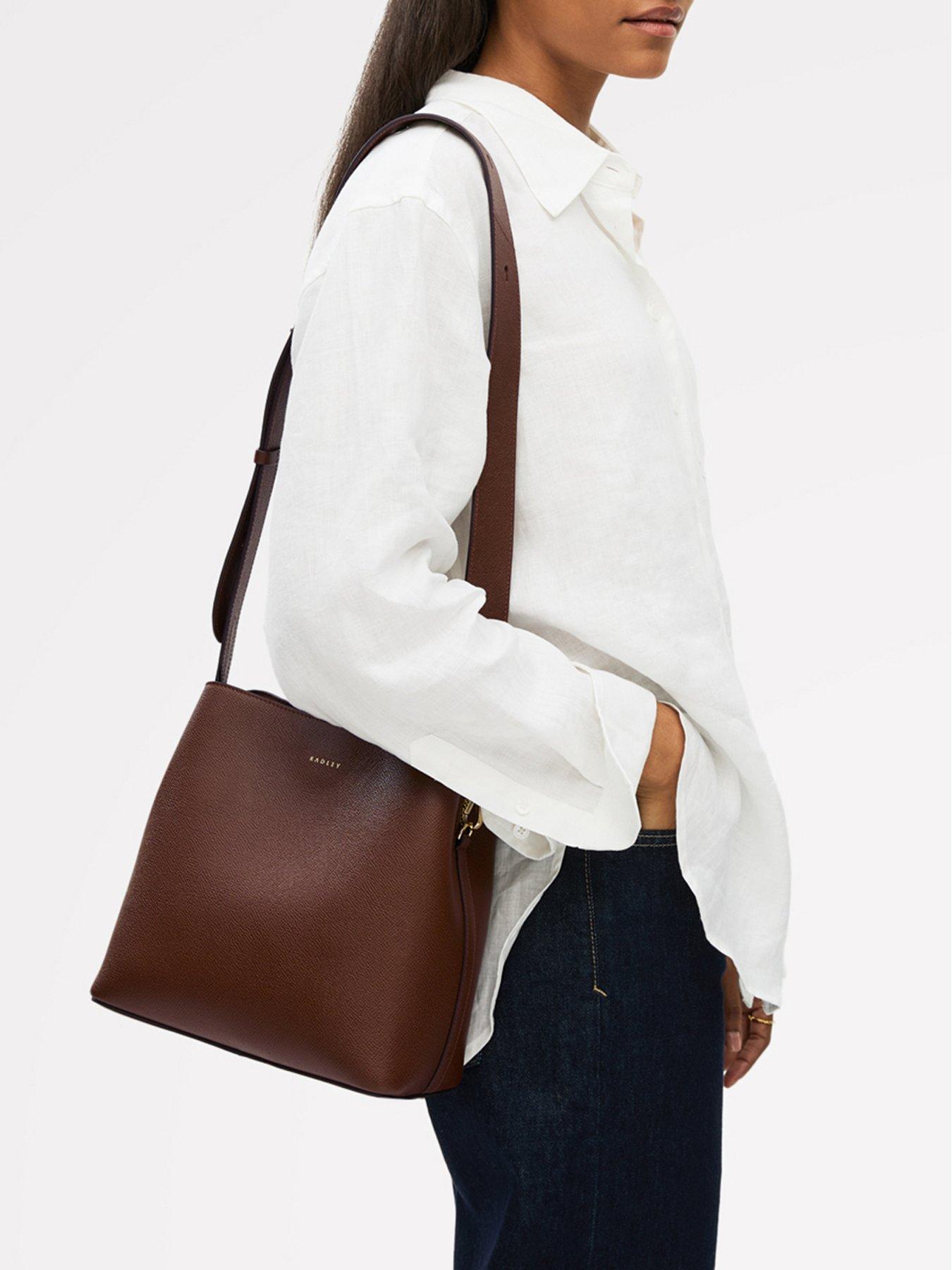 Radley Dukes Place Texture Medium Compartment Crossbody Bag - Brown