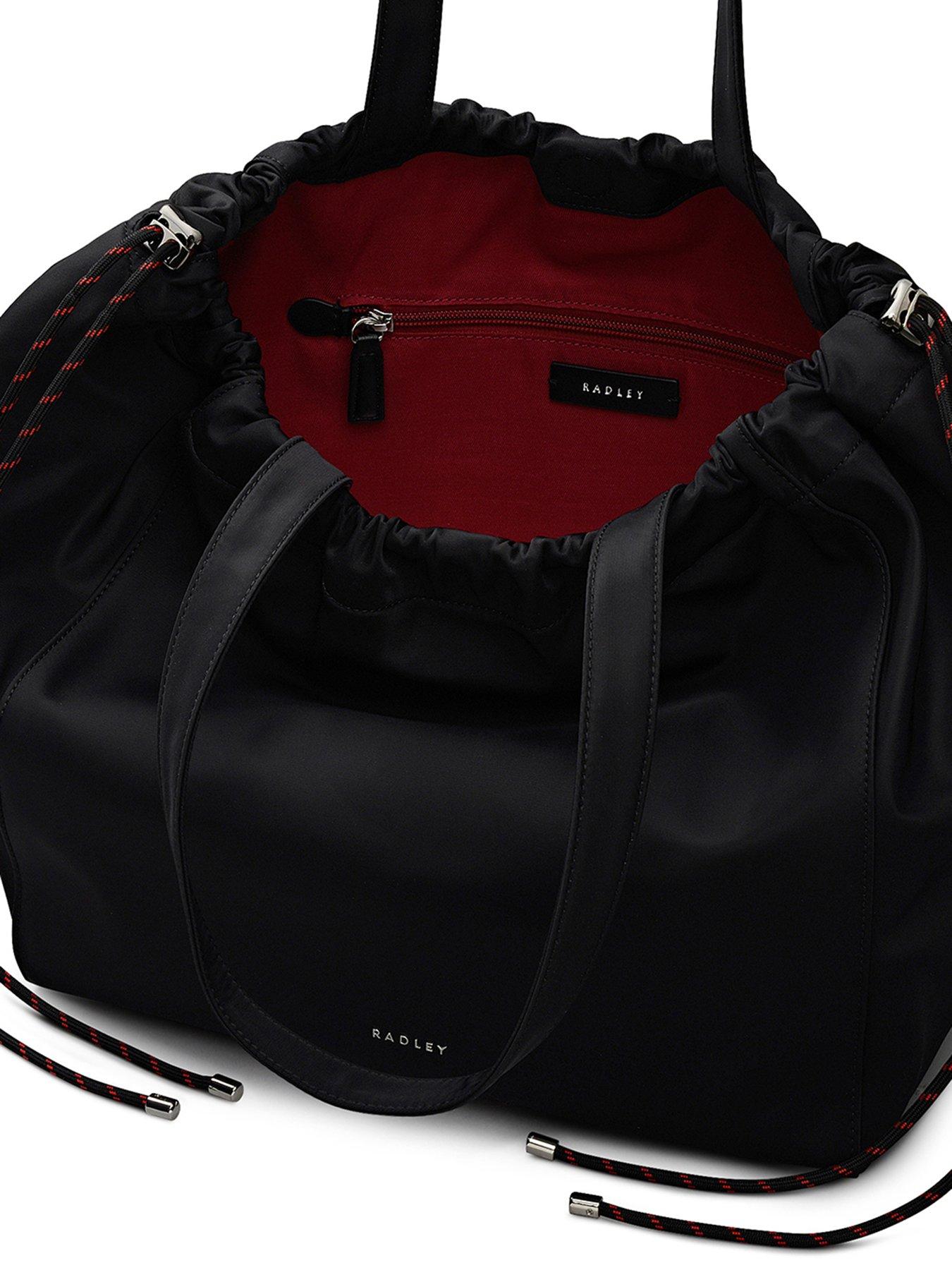  image of radley-eden-row-large-nylon-tote-bag-black
