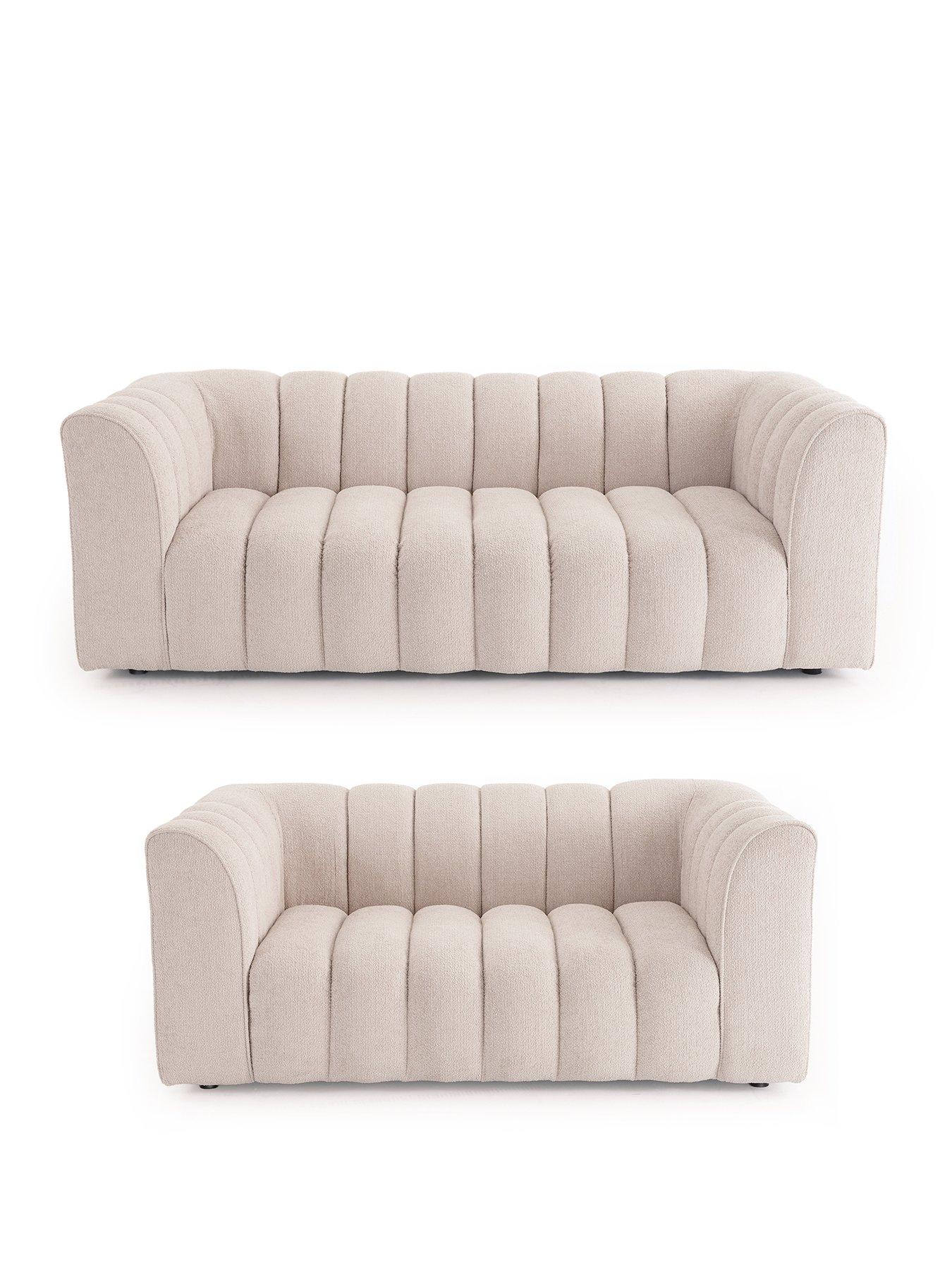Image 2 of 6 of Michelle Keegan Home Mikah 3 Seater&nbsp;+ 2 Seater Sofa Set (Buy &amp; SAVE!) - FSC&reg; Certified