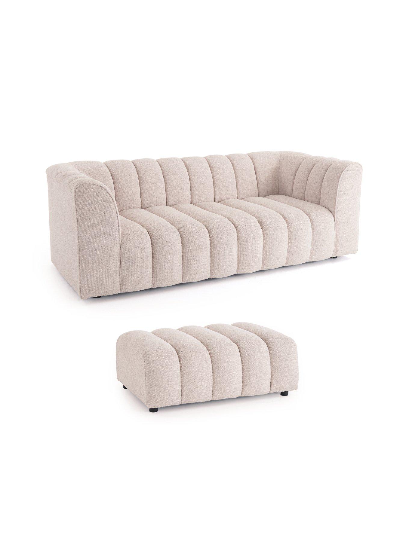 Image 3 of 7 of Michelle Keegan Home Mikah 3 + Footstool