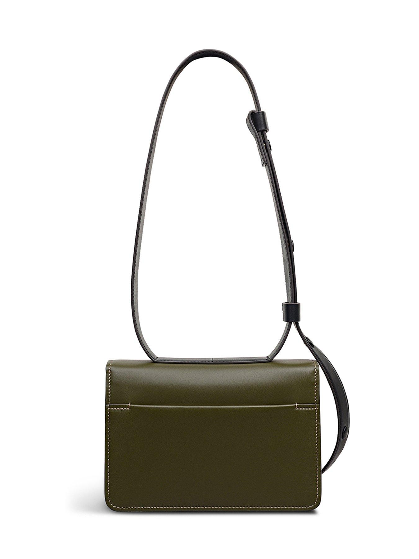  image of radley-the-belsize-leather-flapover-shoulder-bag-khaki