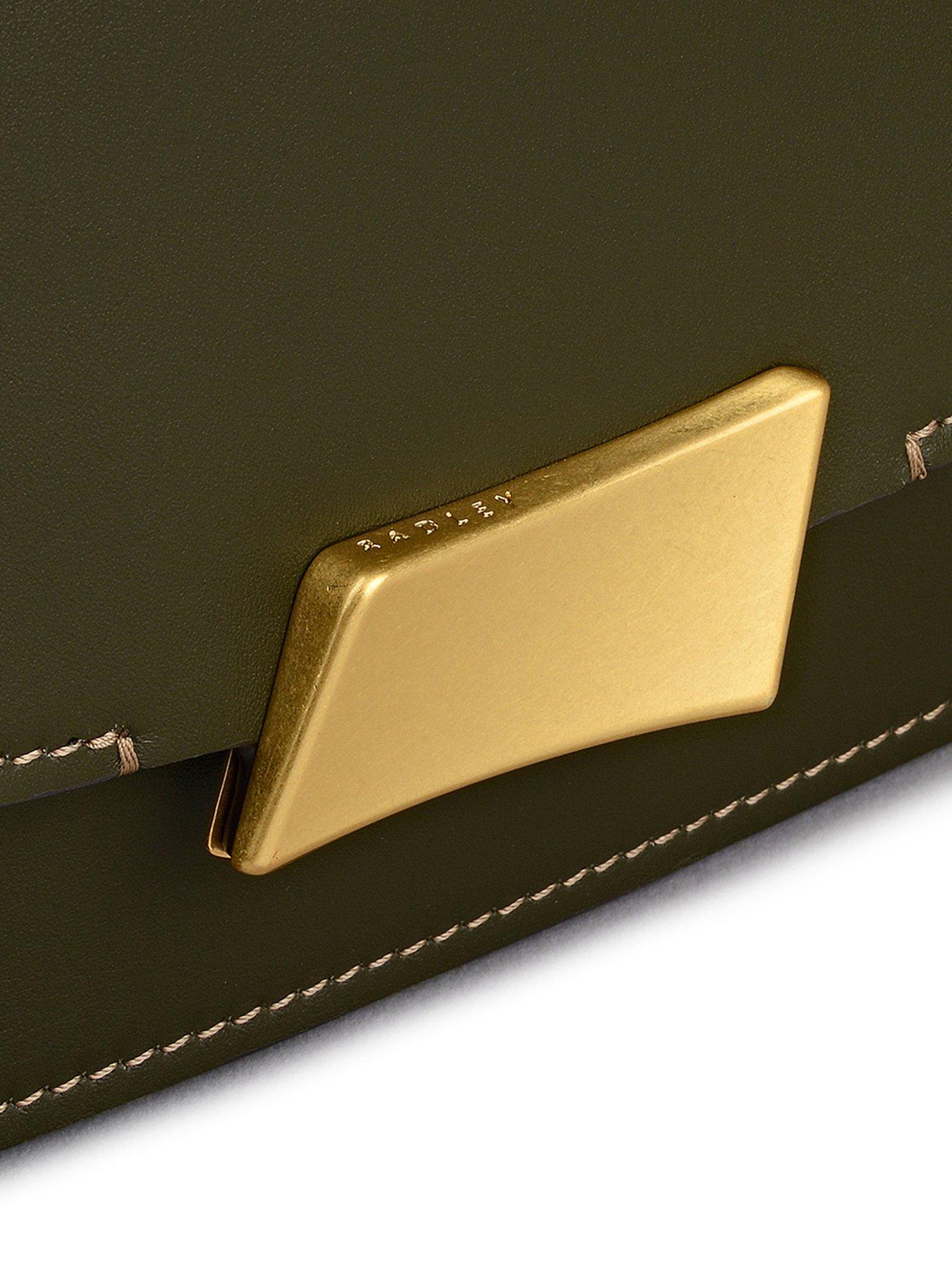  image of radley-the-belsize-leather-flapover-shoulder-bag-khaki
