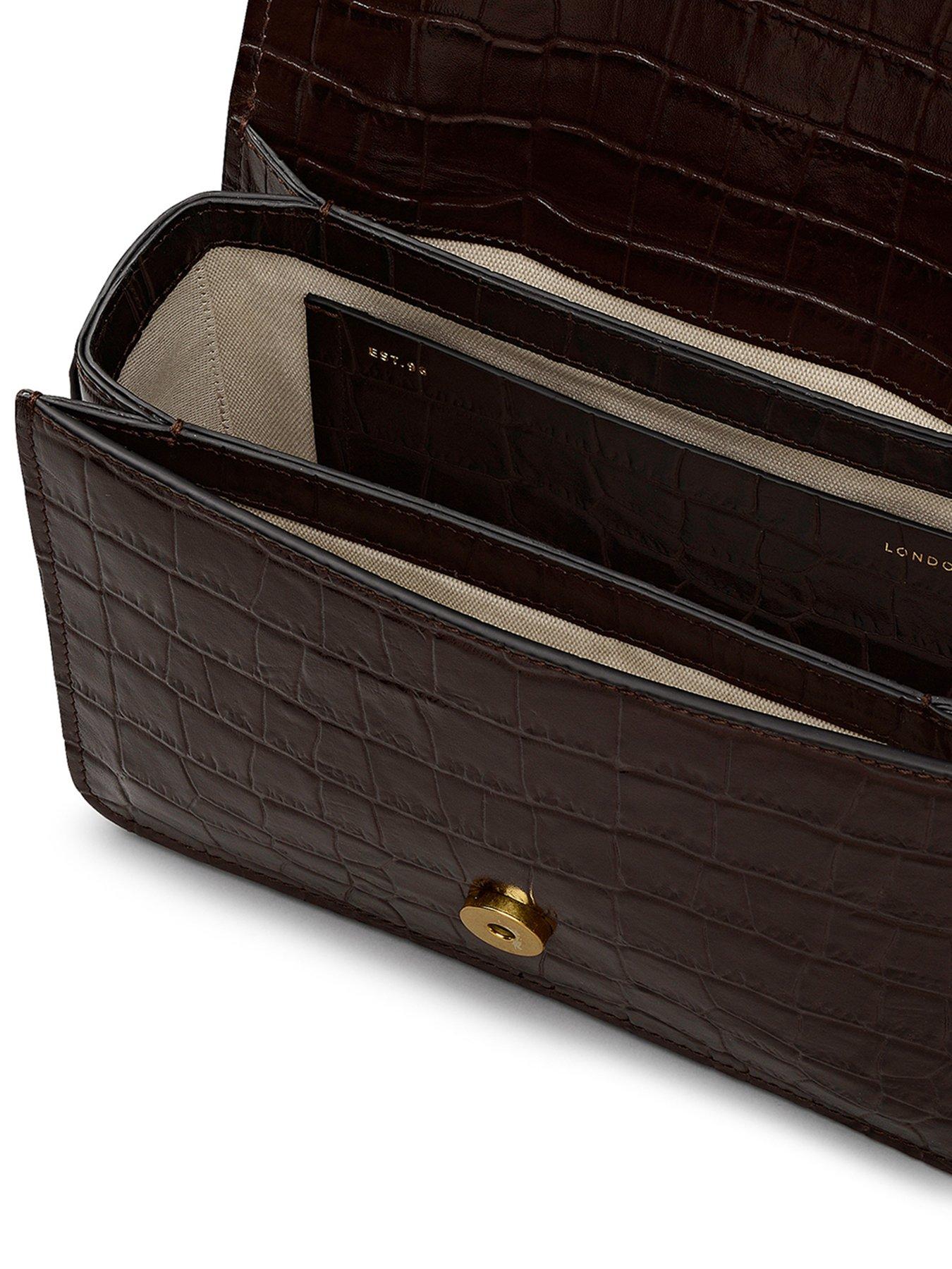 Image 5 of 5 of Radley The Belsize - Faux Croc Small Flapover Shoulder