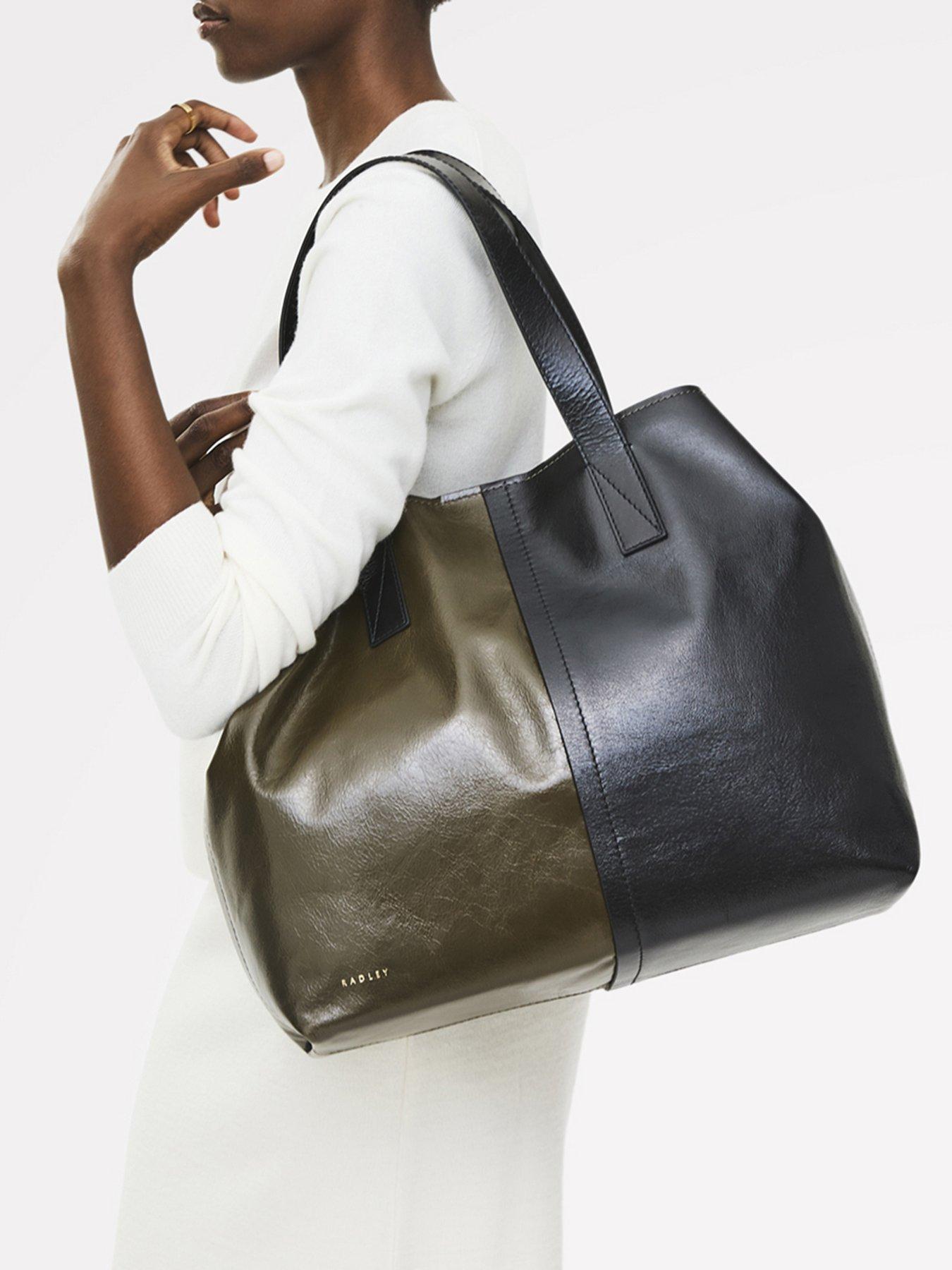 Radley Broadway Market Large Open Top Tote Bag - Green/Black