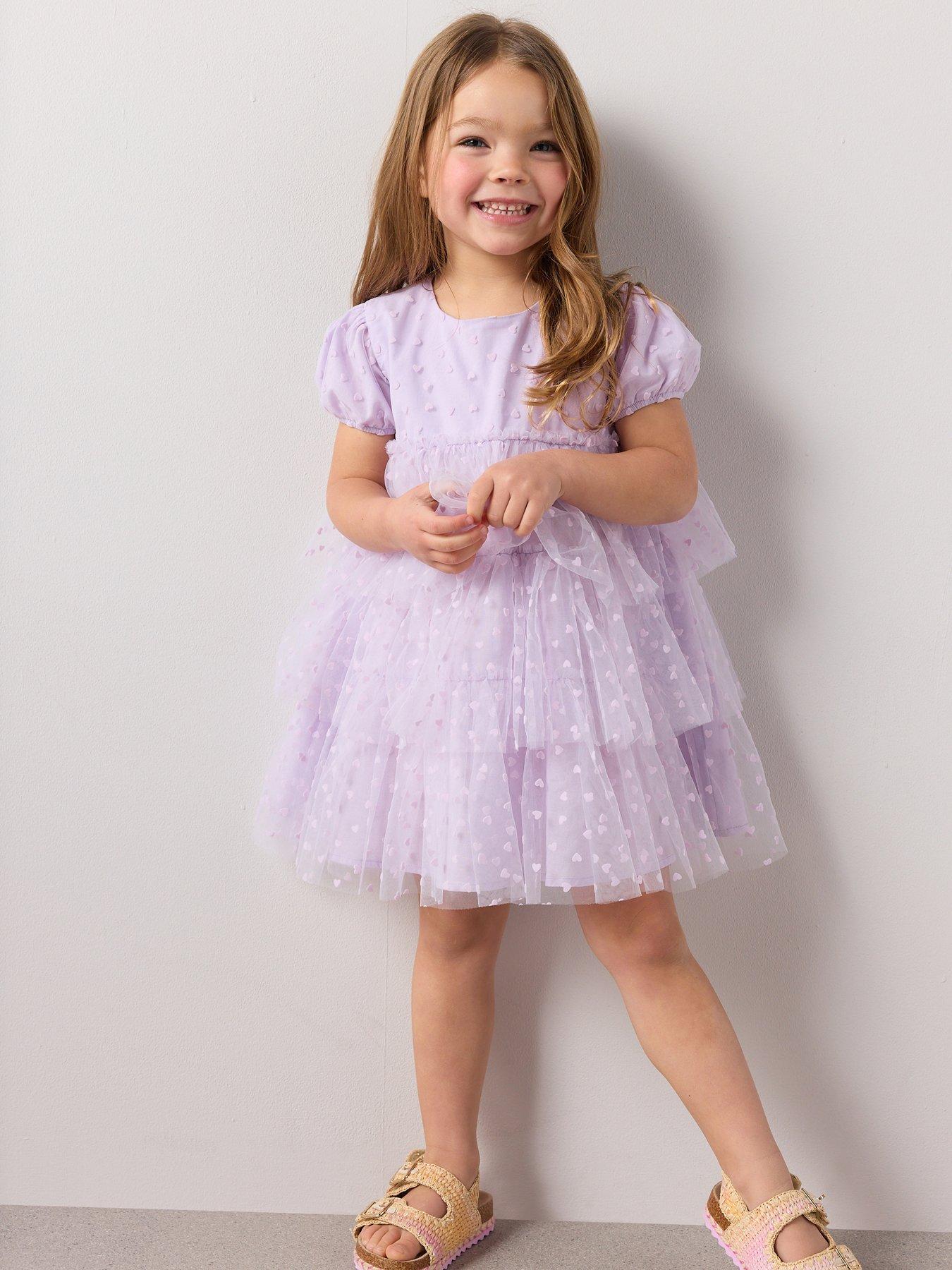the-very-collection-girls-tiered-foil-heart-print-dress-lilac