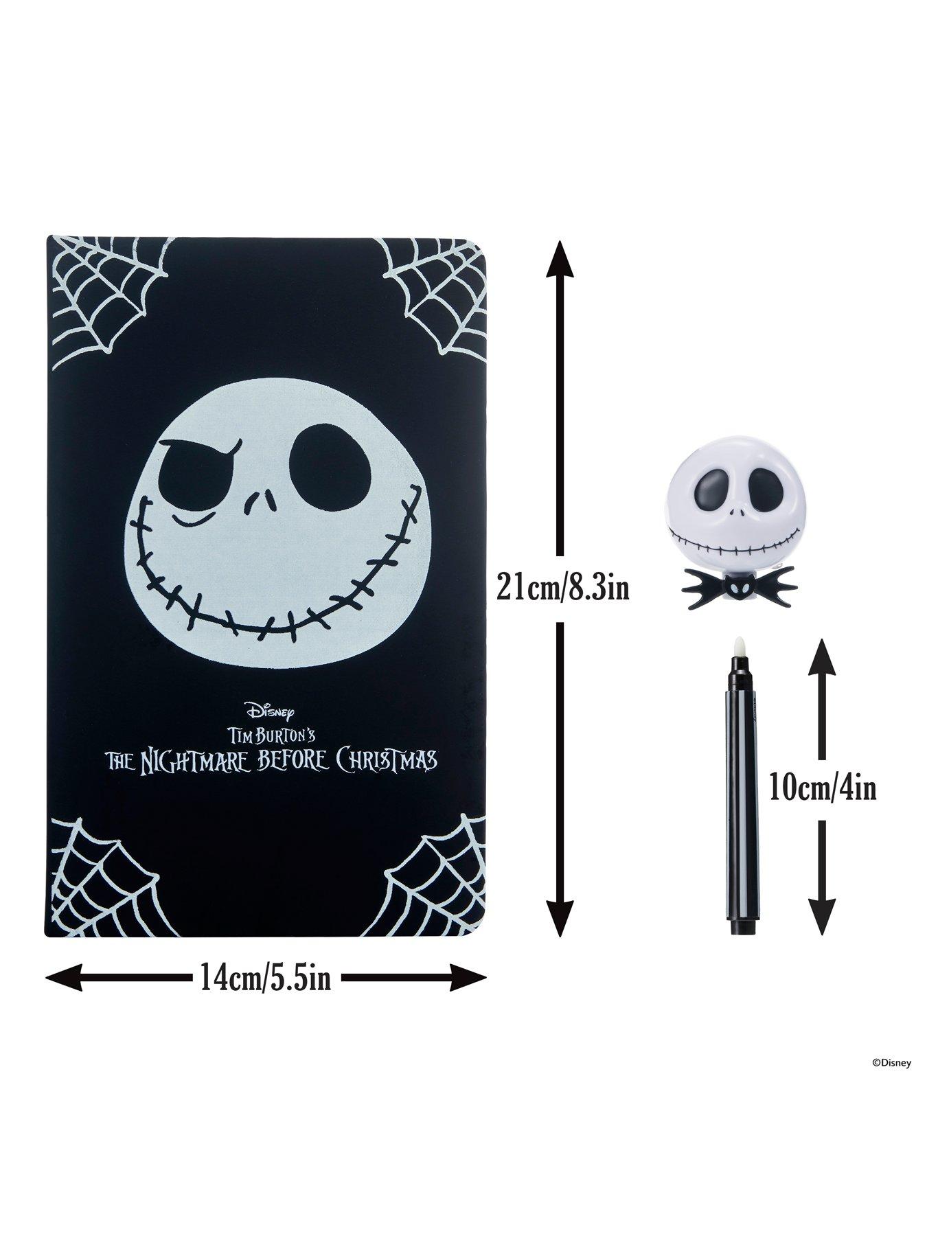  image of nightmare-before-christmas-disney-nightmare-before-christmas-jack-skellington-secret-uv-journal