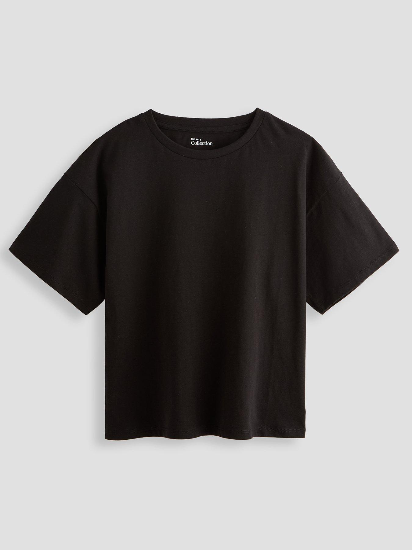 Image 2 of 4 of The Very Collection Girls 2 Pack Basic T-shirts - Multi
