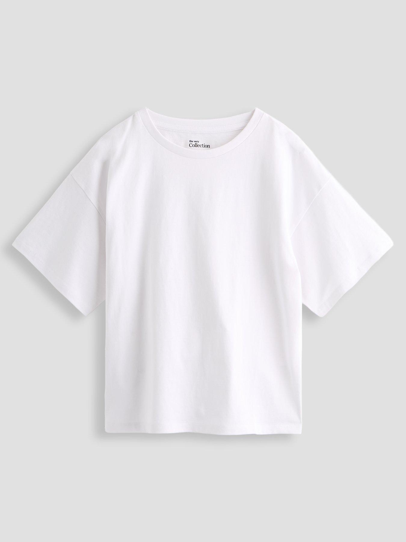 Image 3 of 4 of The Very Collection Girls 2 Pack Basic T-shirts - Multi