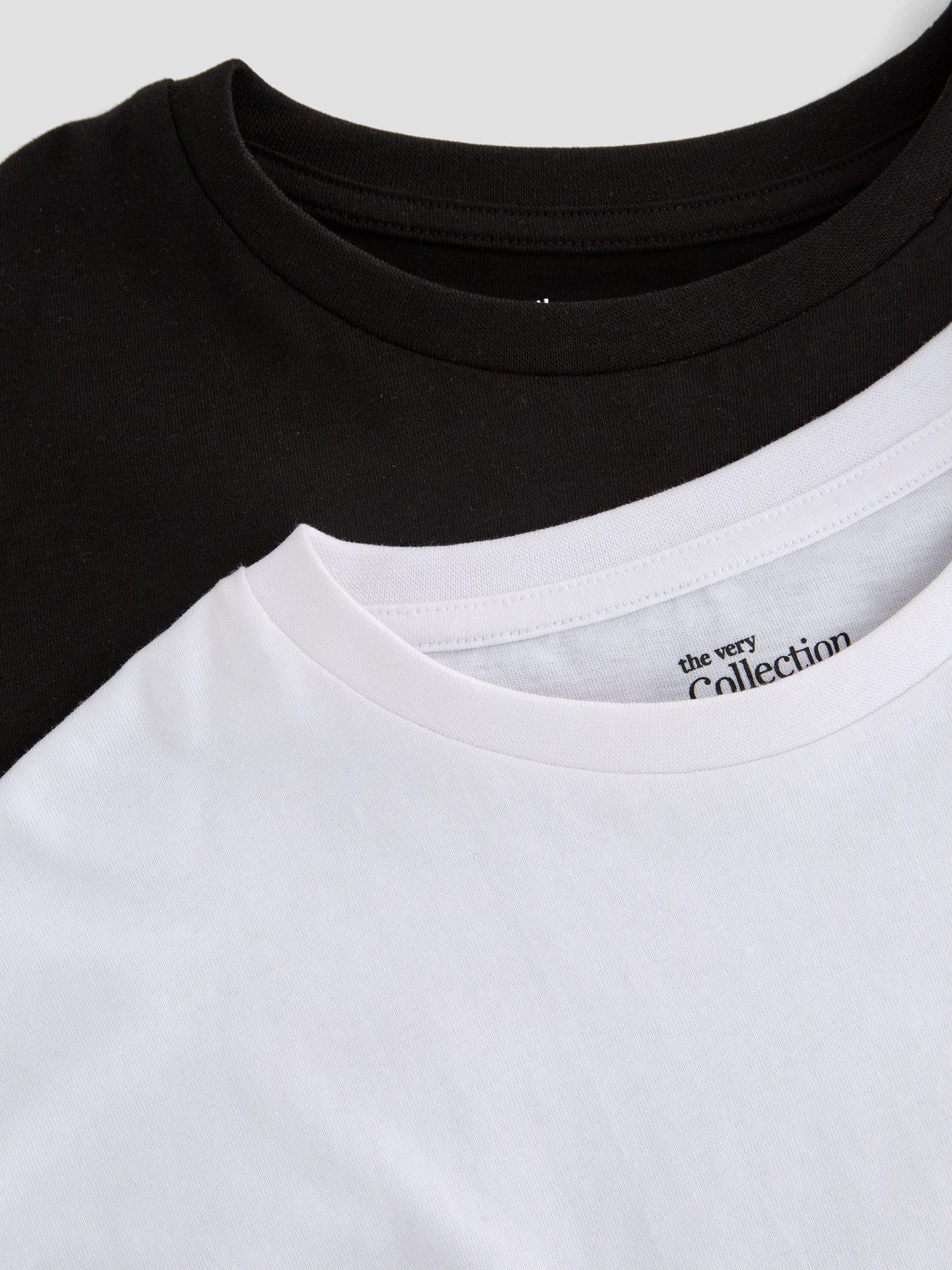 Image 4 of 4 of The Very Collection Girls 2 Pack Basic T-shirts - Multi