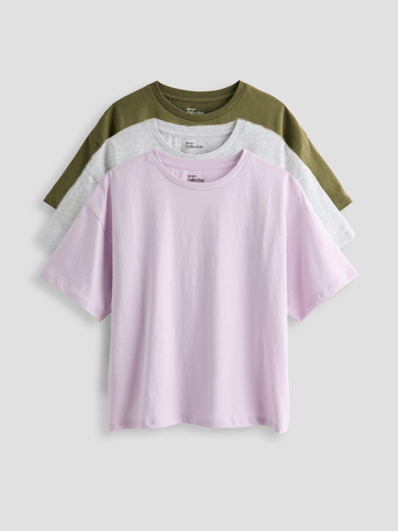 the-very-collection-girls-3-pack-short-sleeve-t-shirts-multi