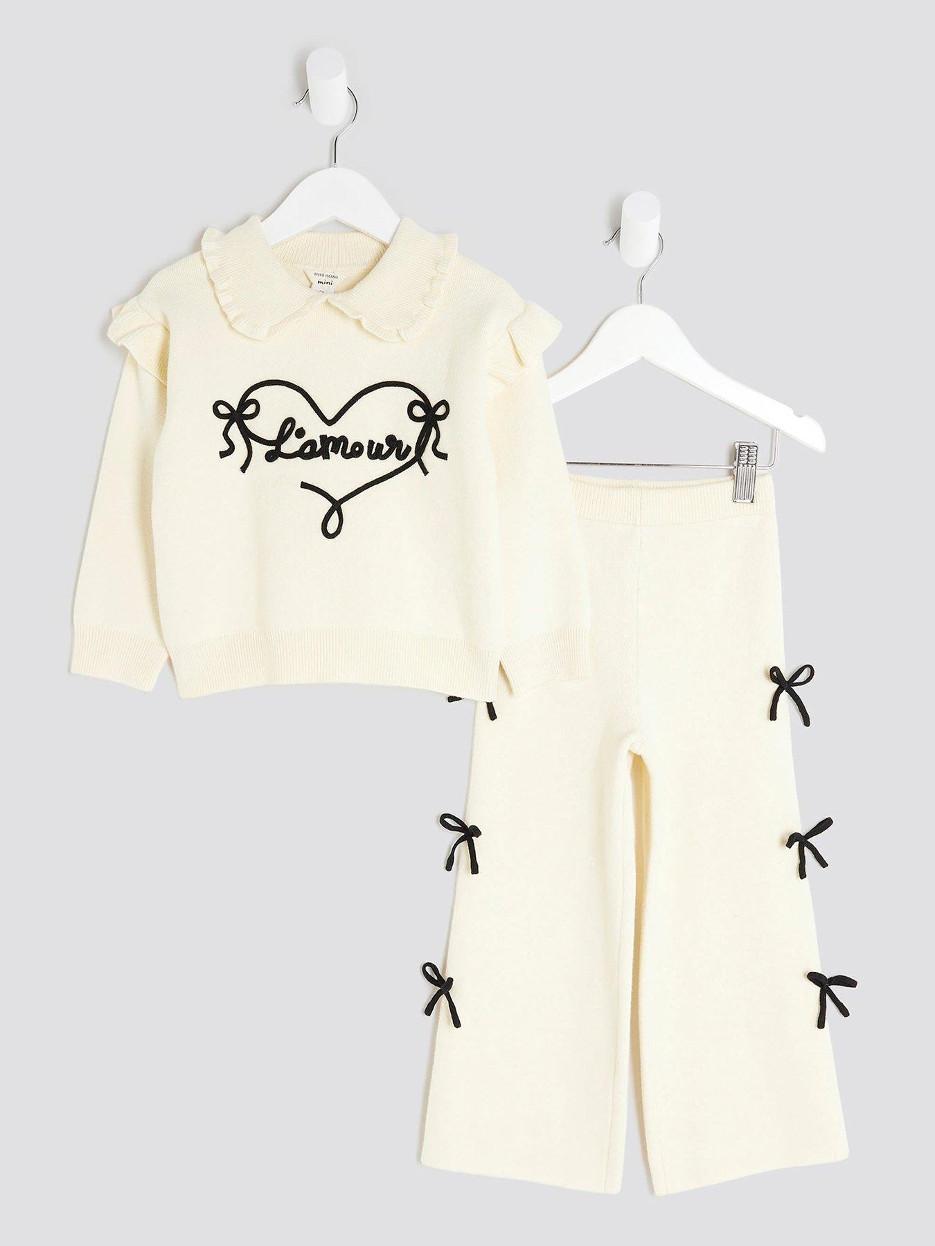 river-island-mini-girls-knit-bow-top-and-trousers-set-cream