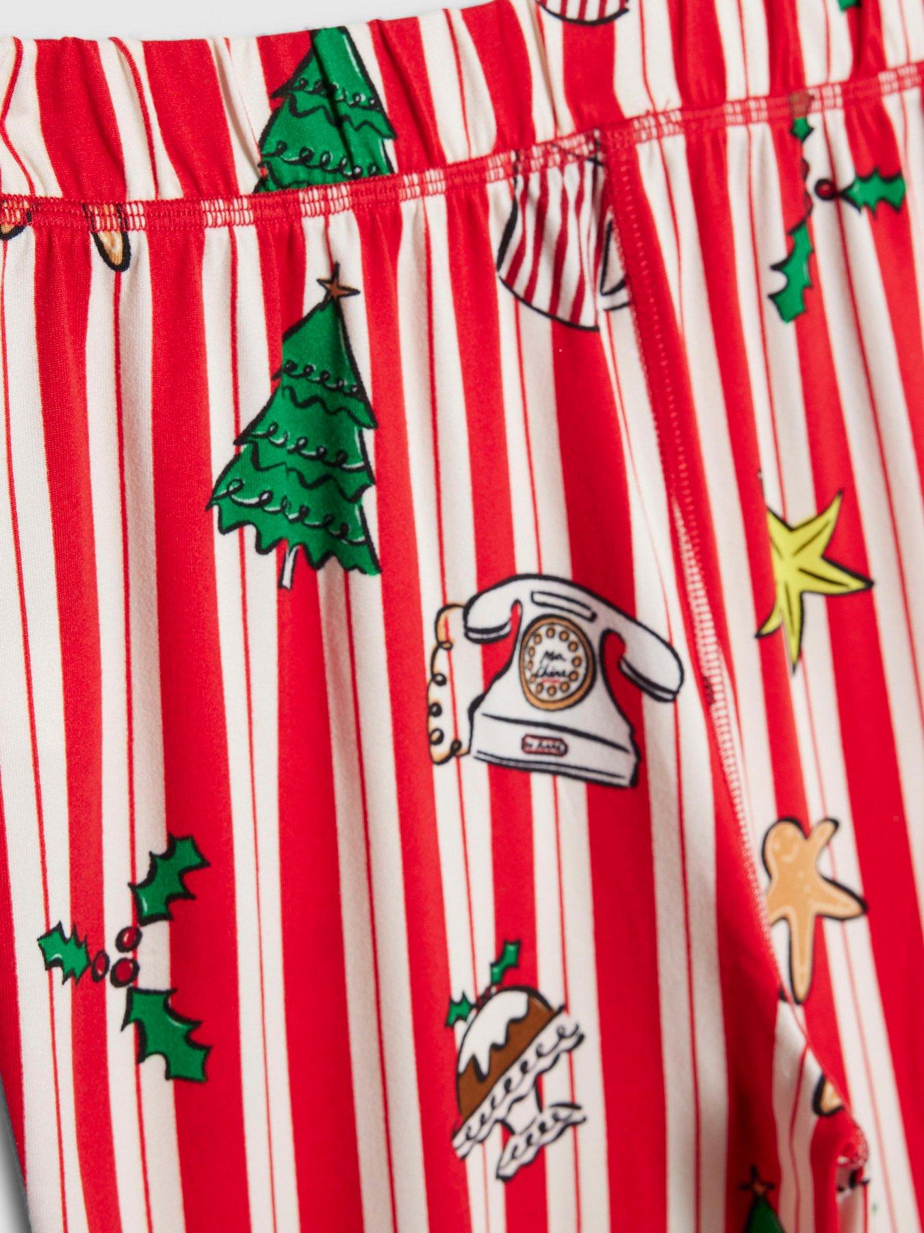  image of river-island-mini-girls-nephthys-family-christmas-pyjamas-red