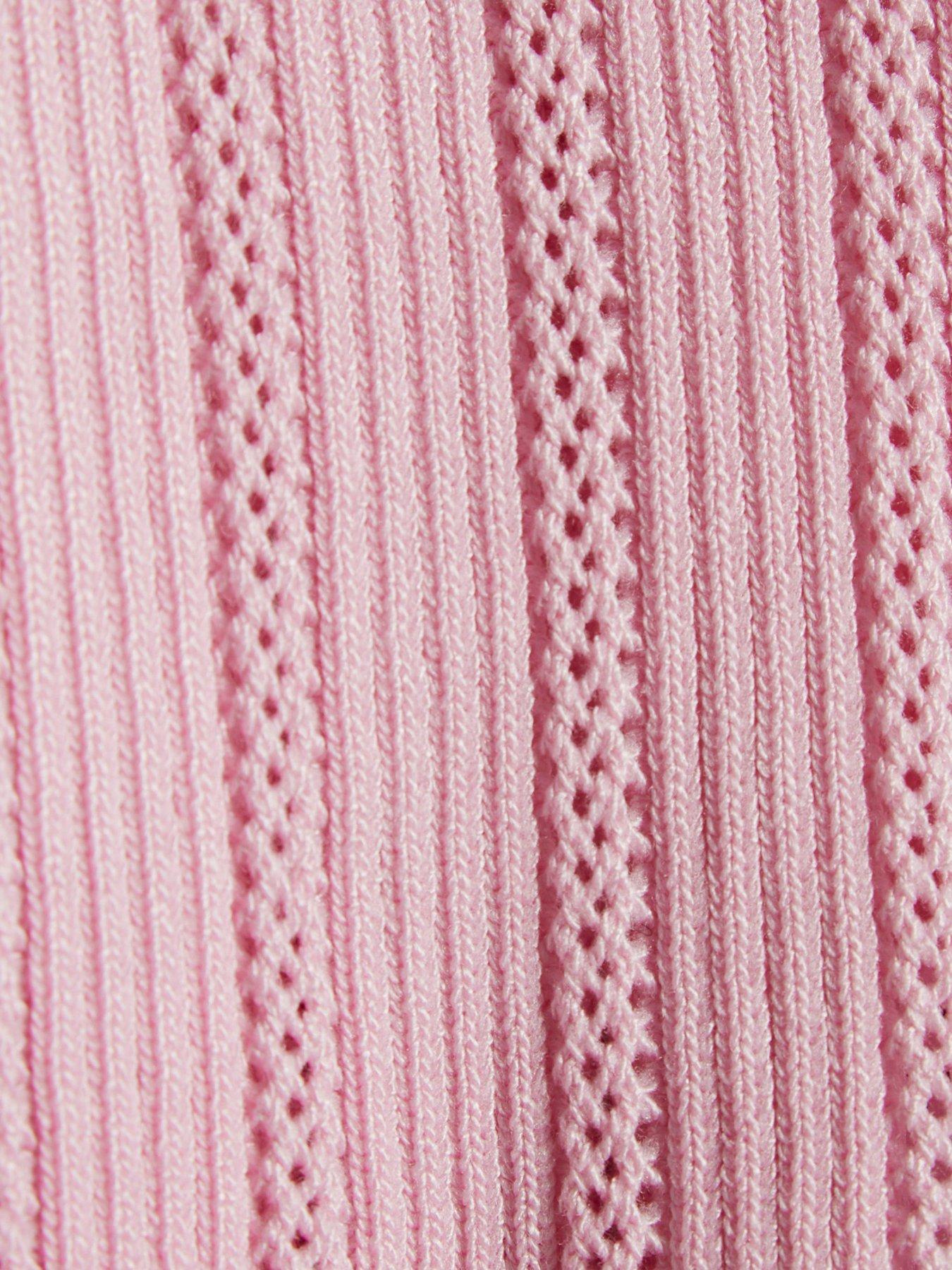  image of river-island-baby-girls-rose-cardigan-set-pink