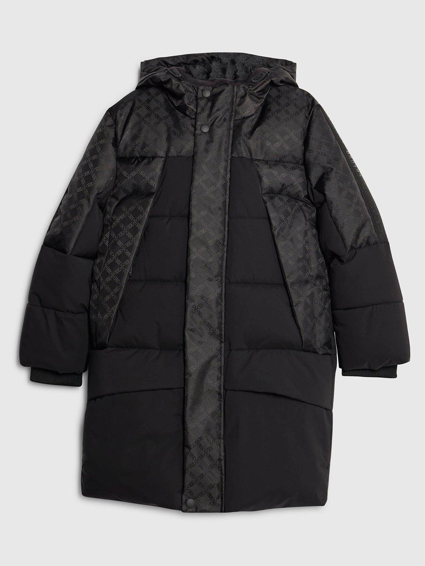 river-island-older-boys-monogram-blocked-longline-puffer-coat-black
