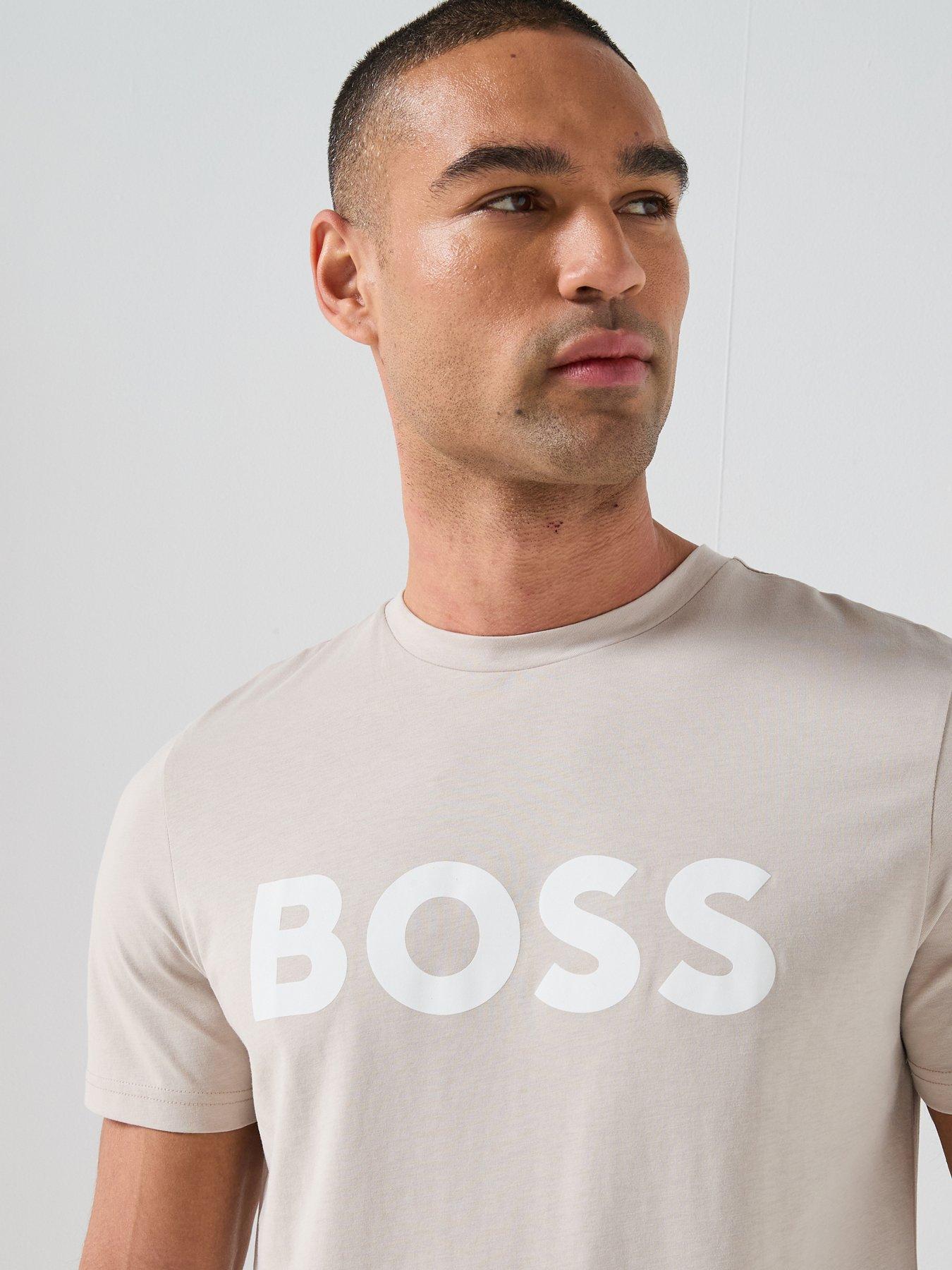  image of boss-thinking-1-regular-fit-large-logo-t-shirt-grey