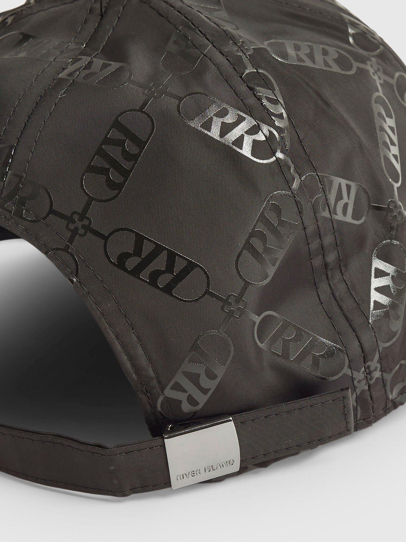  image of river-island-older-boys-monogram-cap-black