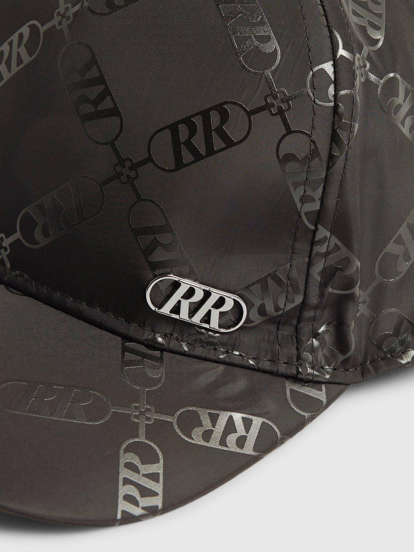  image of river-island-older-boys-monogram-cap-black