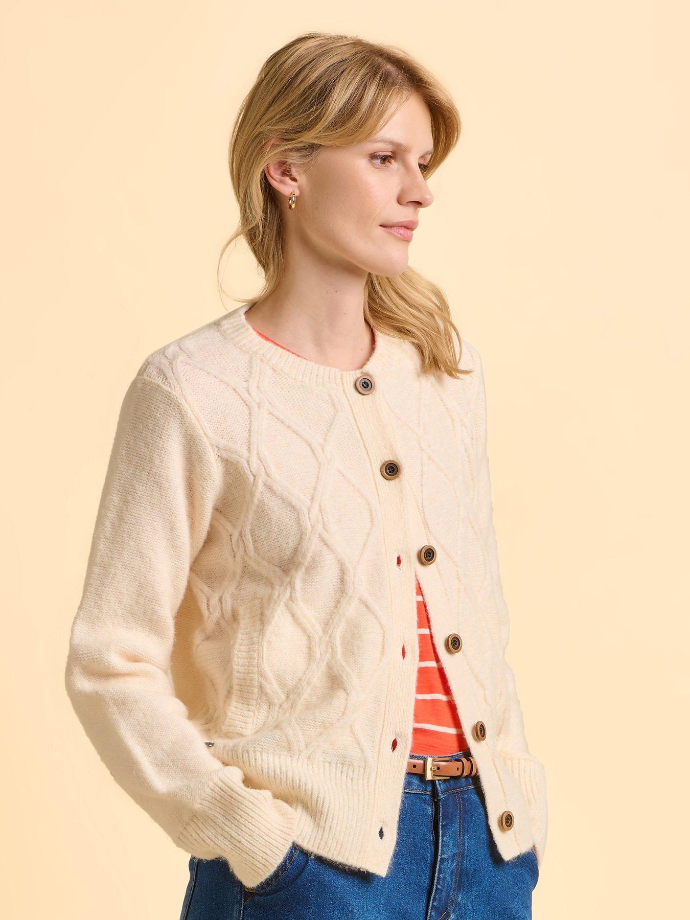  image of brakeburn-pebble-cardigan-beige