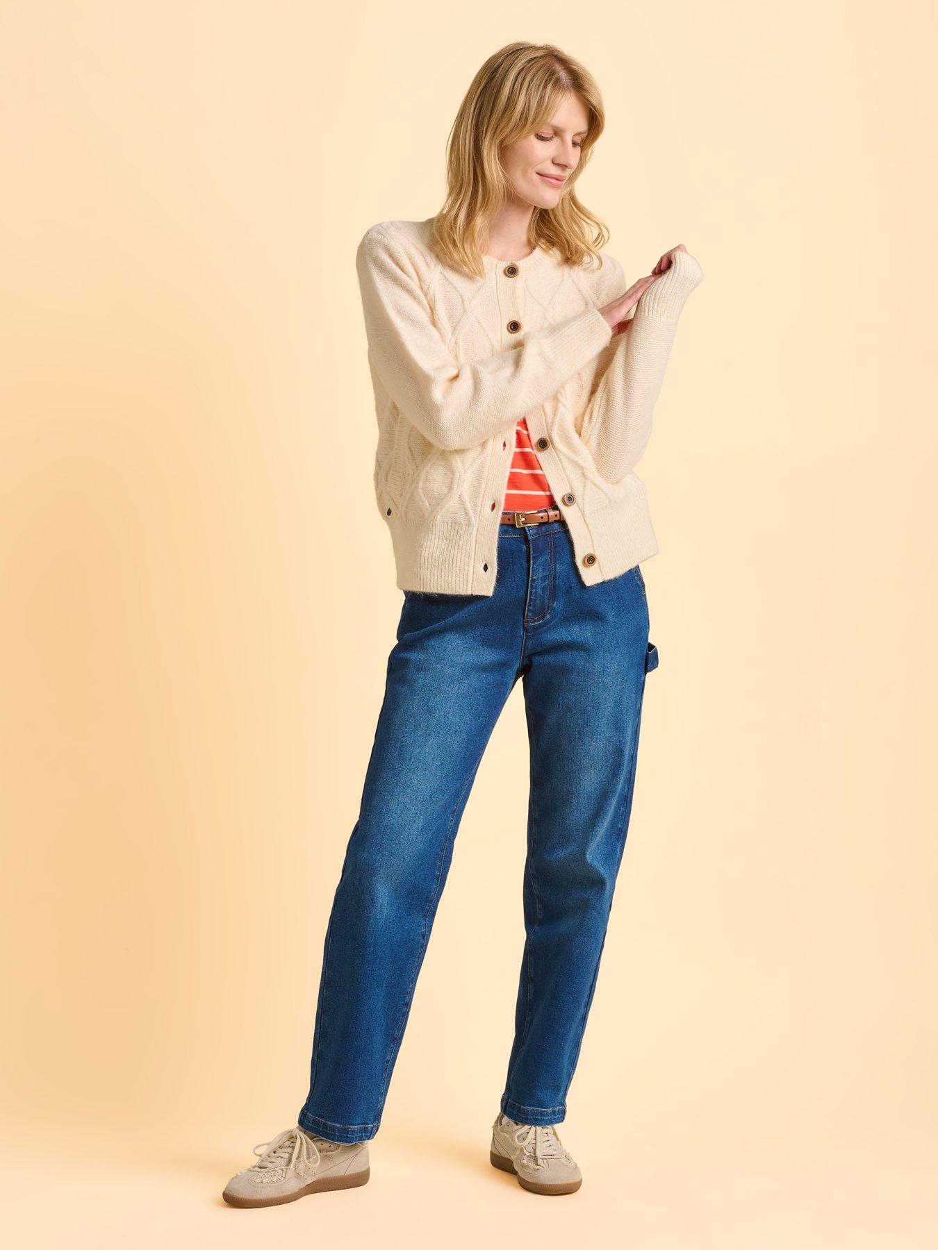  image of brakeburn-pebble-cardigan-beige