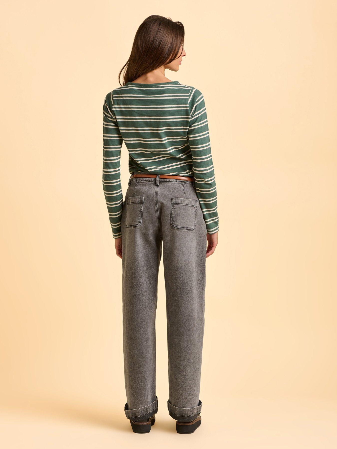 Image 2 of 6 of Brakeburn Canford Long Sleeve T-shirt - Green