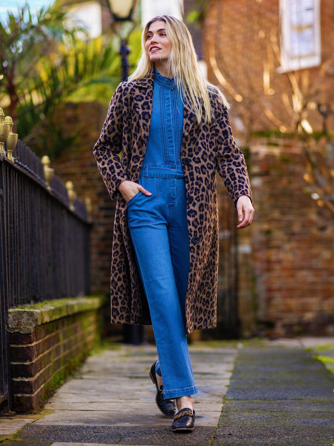 Image 1 of 6 of Brakeburn Billie Denim Jumpsuit - Blue