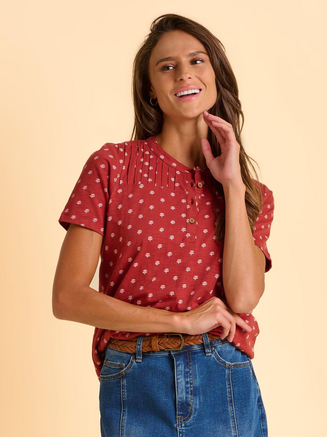 Image 1 of 6 of Brakeburn North T Shirt - Red