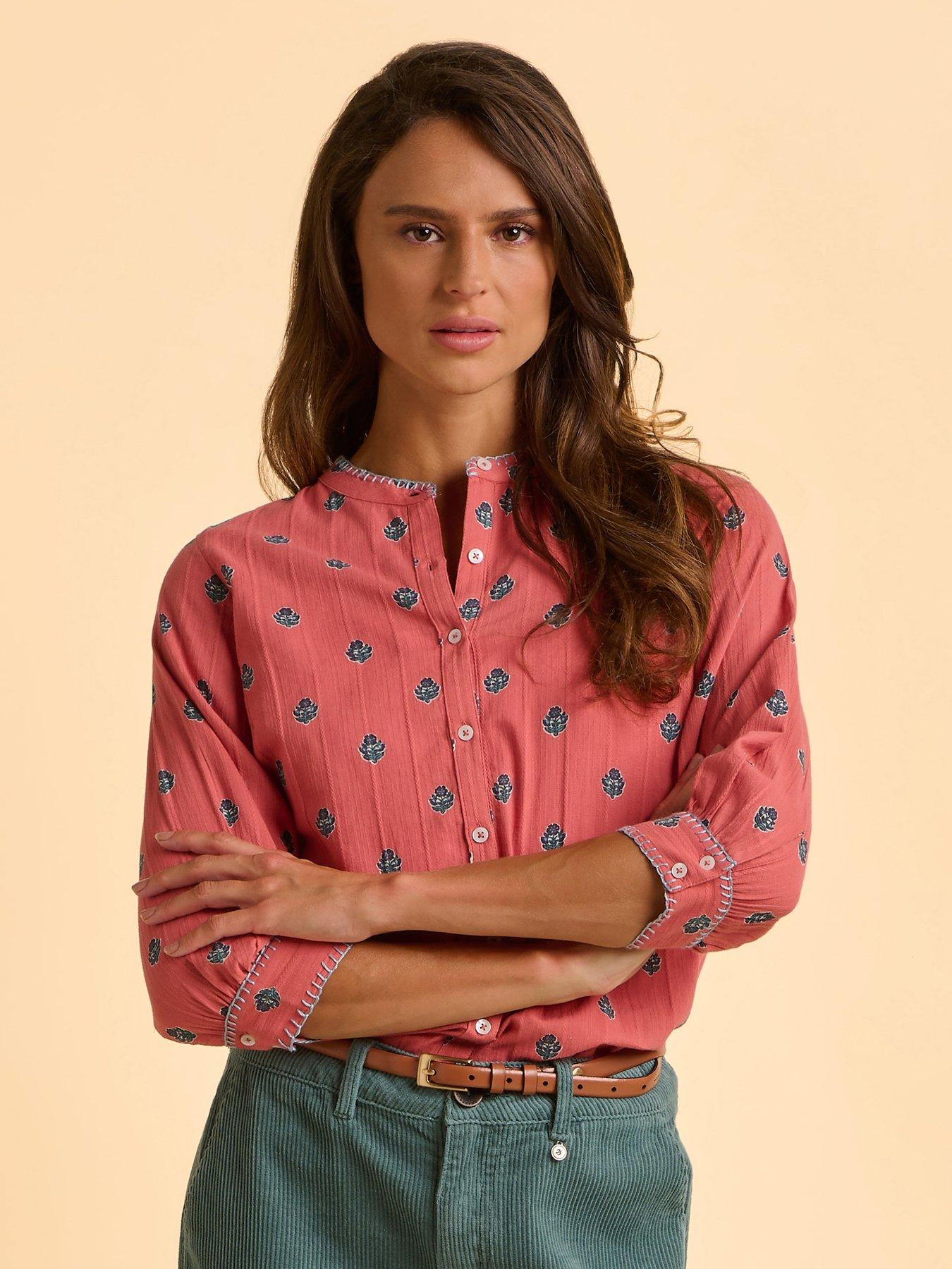  image of brakeburn-sara-blouse-pink