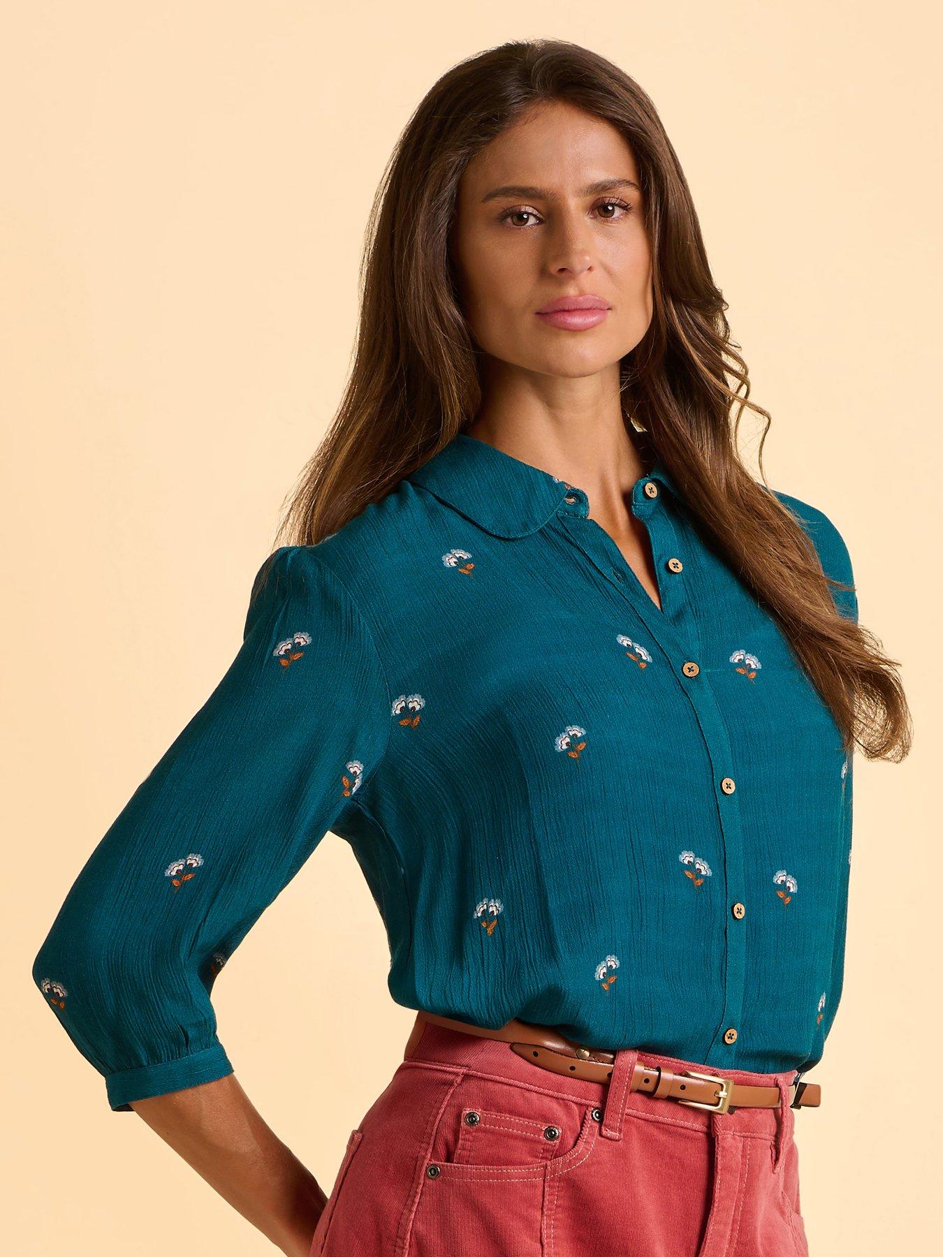 Image 1 of 5 of Brakeburn Brooke Blouse - Blue