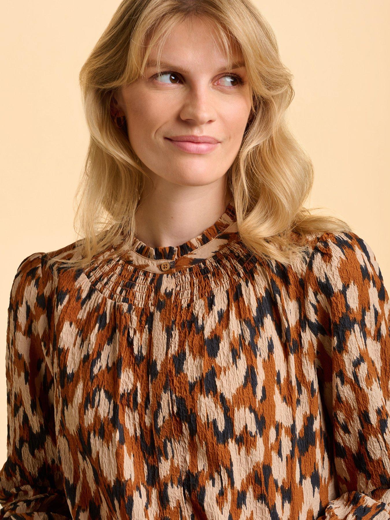 Image 4 of 6 of Brakeburn Angelina  Blouse - Beige