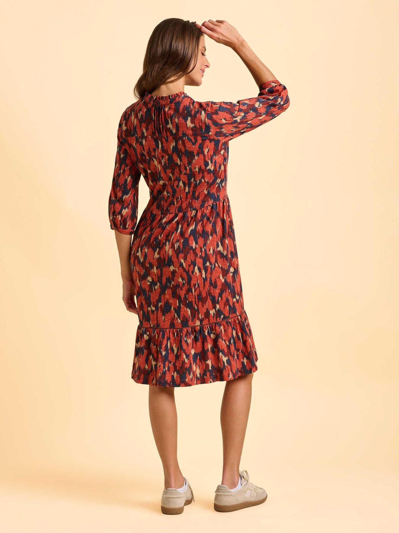  image of brakeburn-aurora-dress-red