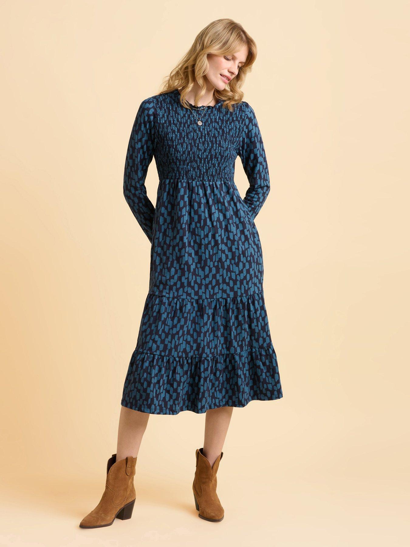 Image 1 of 6 of Brakeburn Cay Dress - Blue