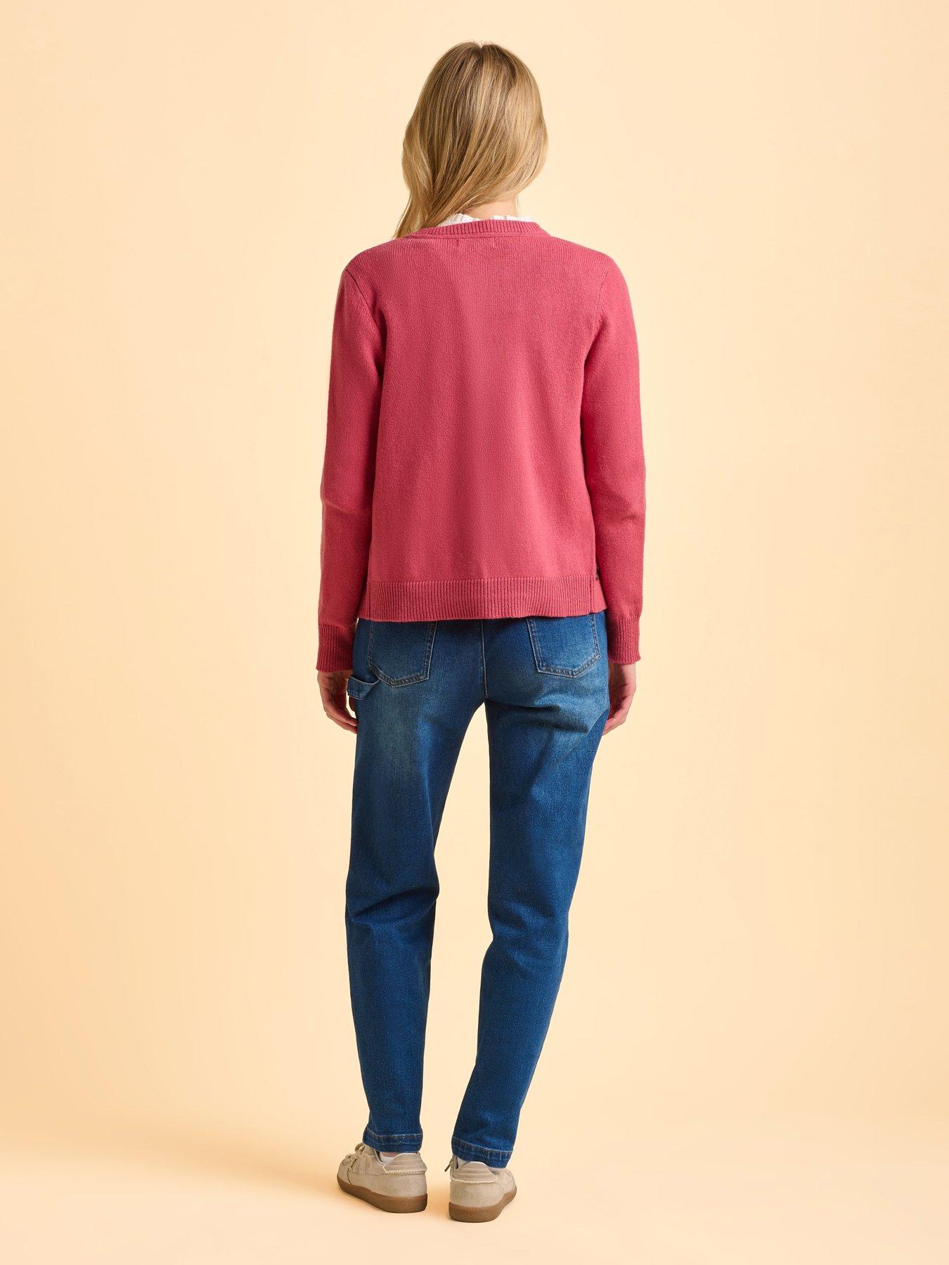 Image 3 of 6 of Brakeburn Tempest Cardigan - Pink