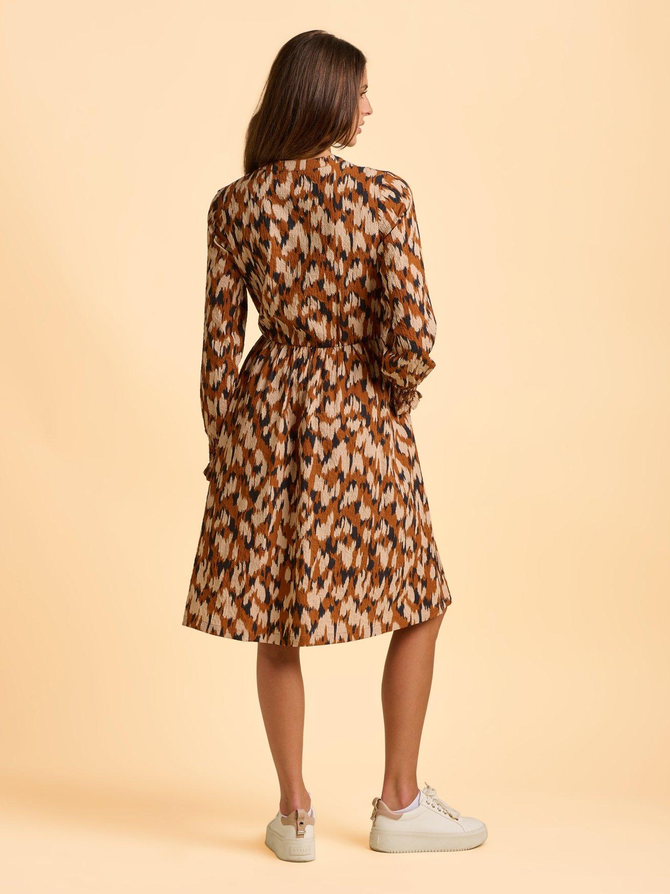 Image 3 of 6 of Brakeburn Hunter Dress - Brown
