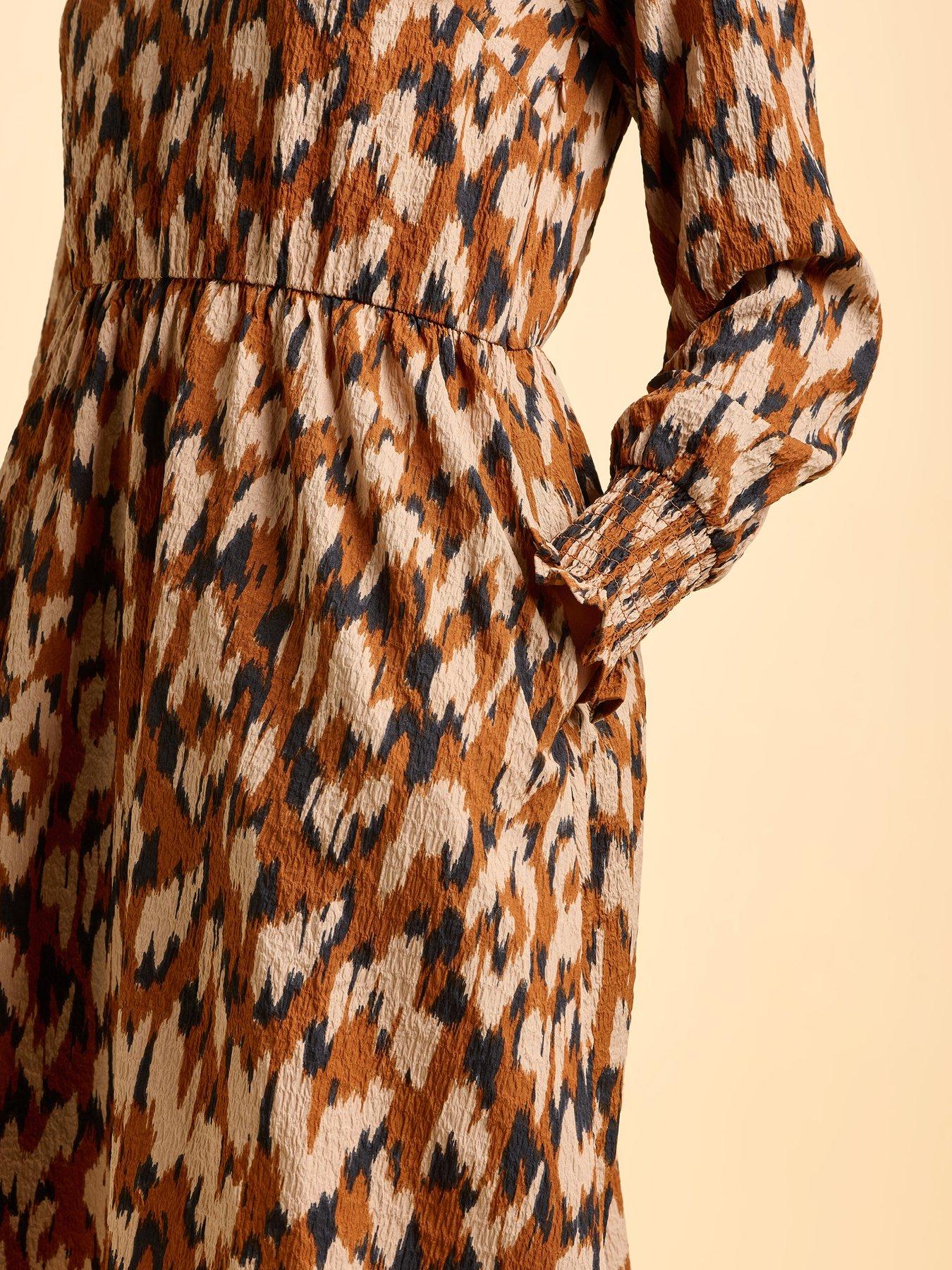 Image 5 of 6 of Brakeburn Hunter Dress - Brown