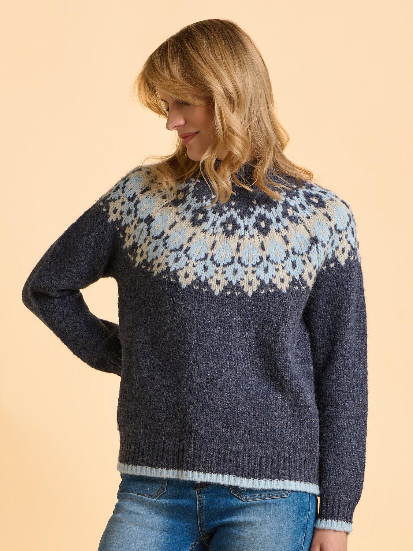Brakeburn Windswept Jumper - Navy