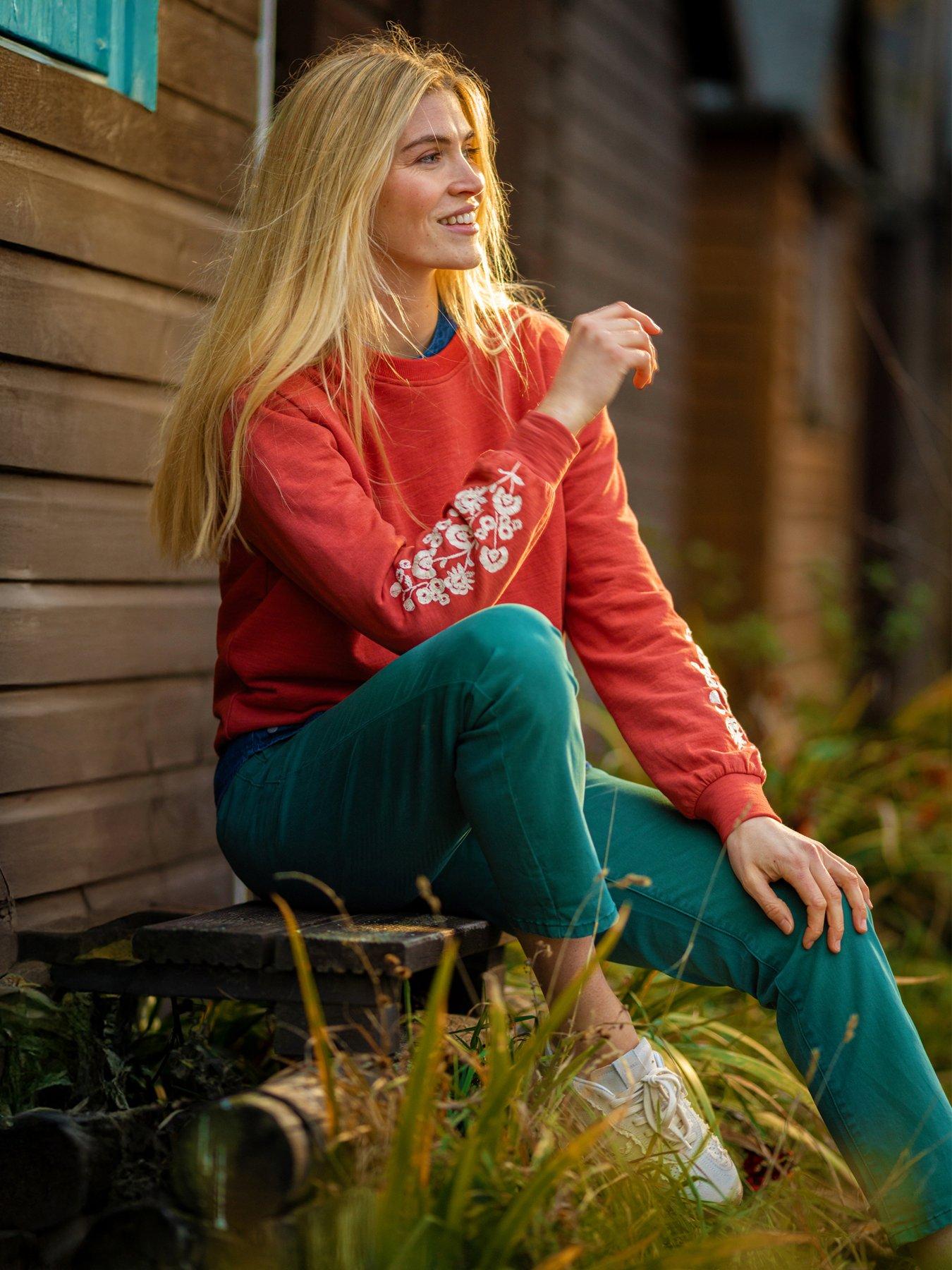 undefined Ferndown Crew Neck Sweatshirt  - Red
