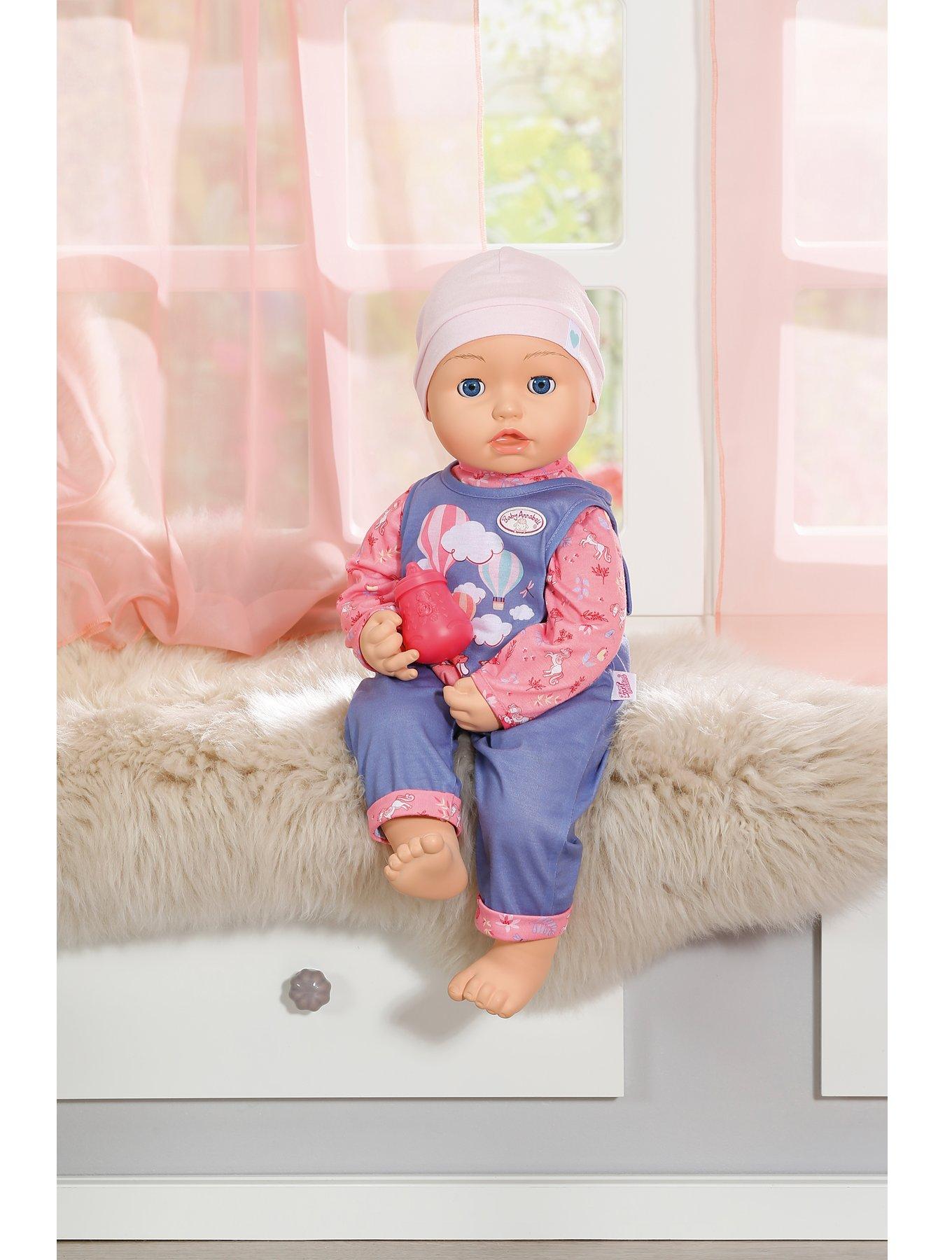 Baby Annabell, Puppe, Große Annabell 54cm, weiche Puppe in echter Babygröße mit Strampler, Mütze