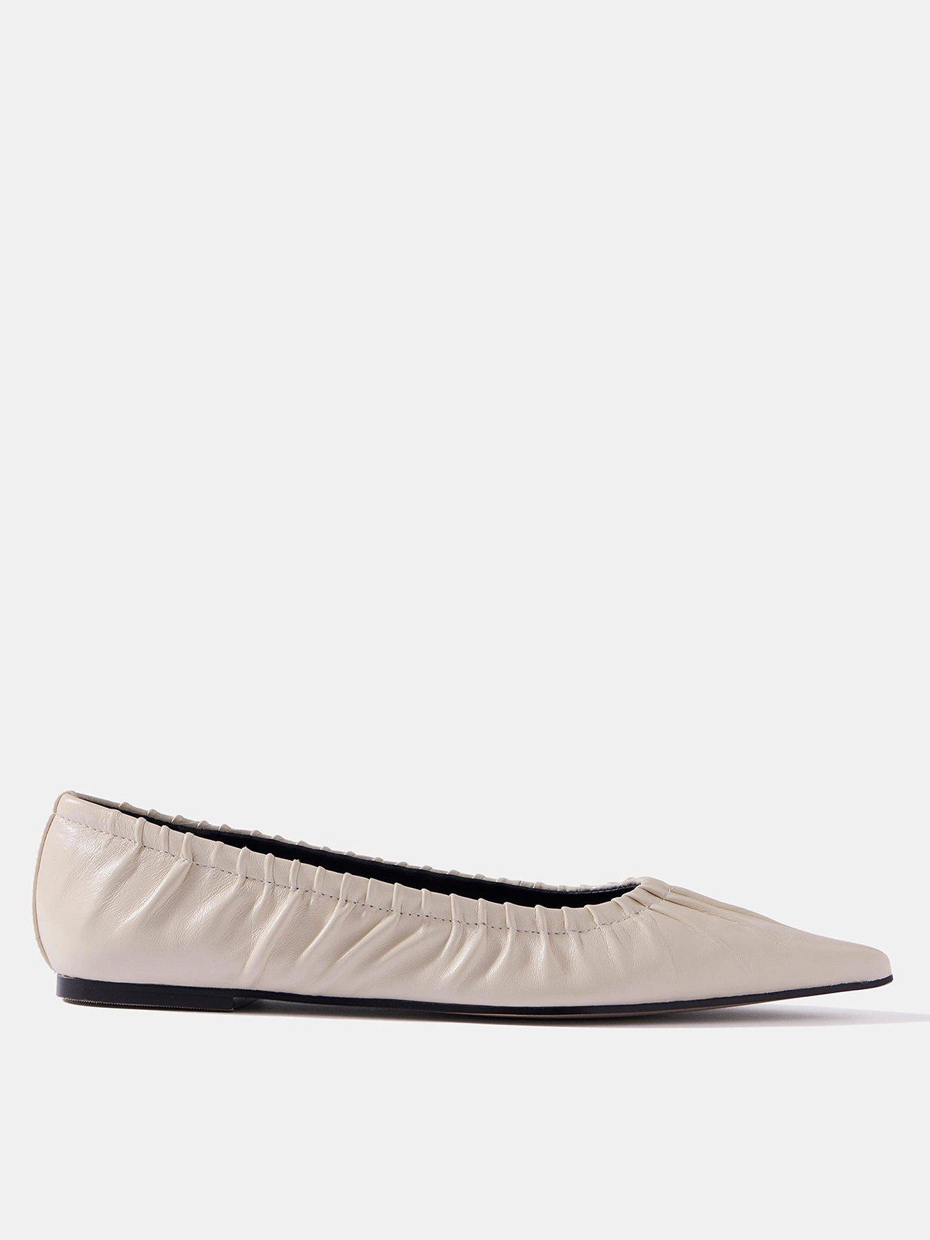 Mint Velvet Arella Ruched Flats