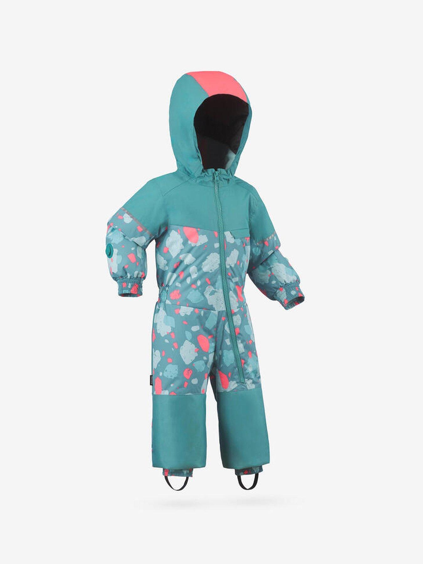  image of decathlon-kids-toddler-snowsuit-500-pink