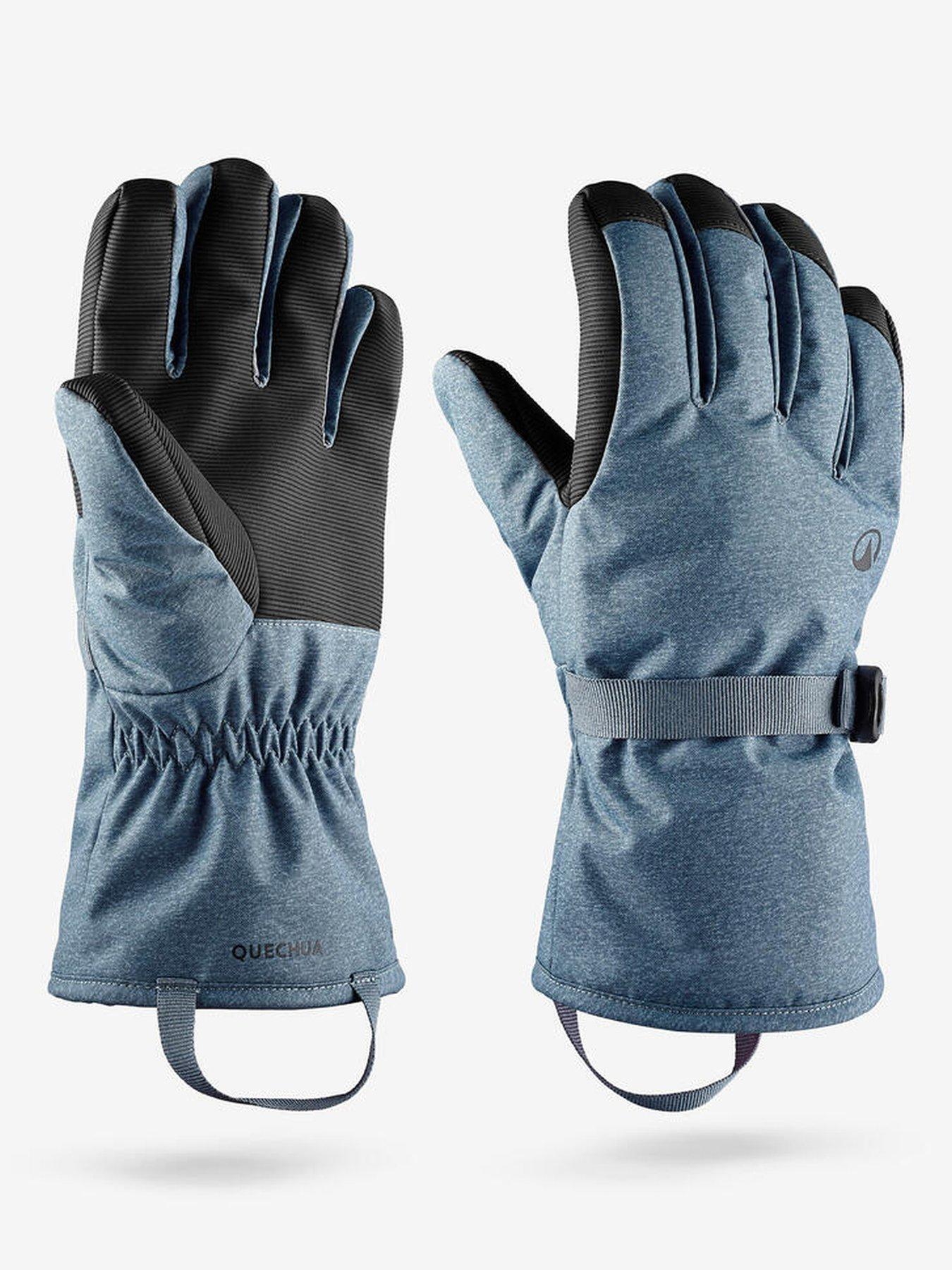  image of decathlon-kids-gl500-ski-gloves-blue