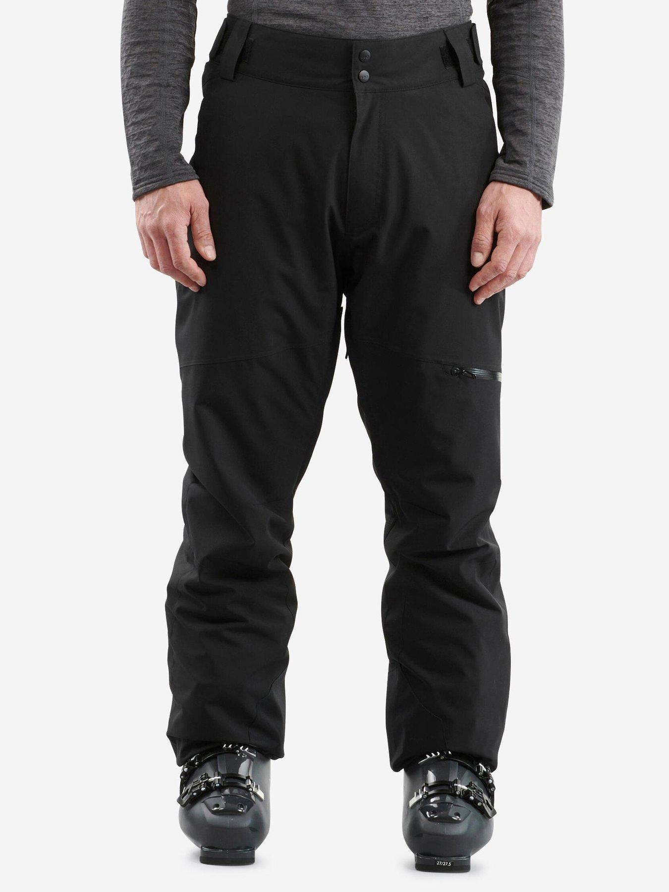 Decathlon Mens Warm Ski Trousers Regular 500 - Black