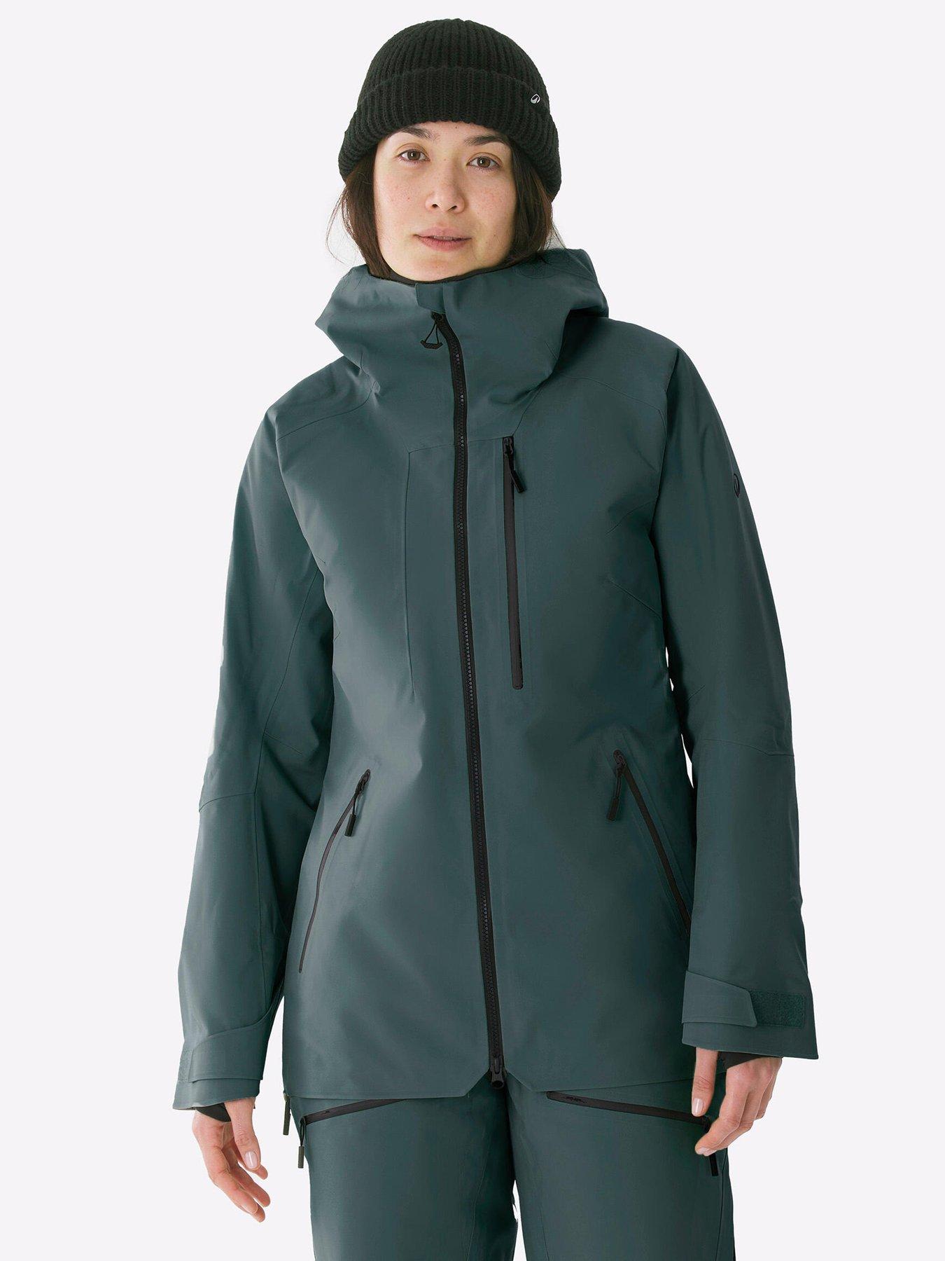  image of decathlon-womens-fr500-ski-jacket-grey