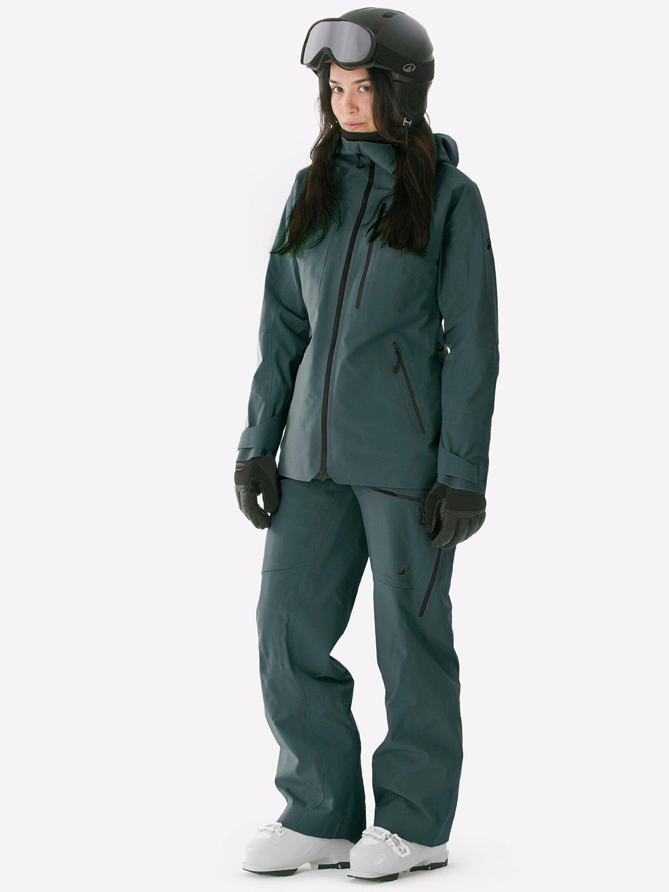  image of decathlon-womens-fr500-ski-jacket-grey
