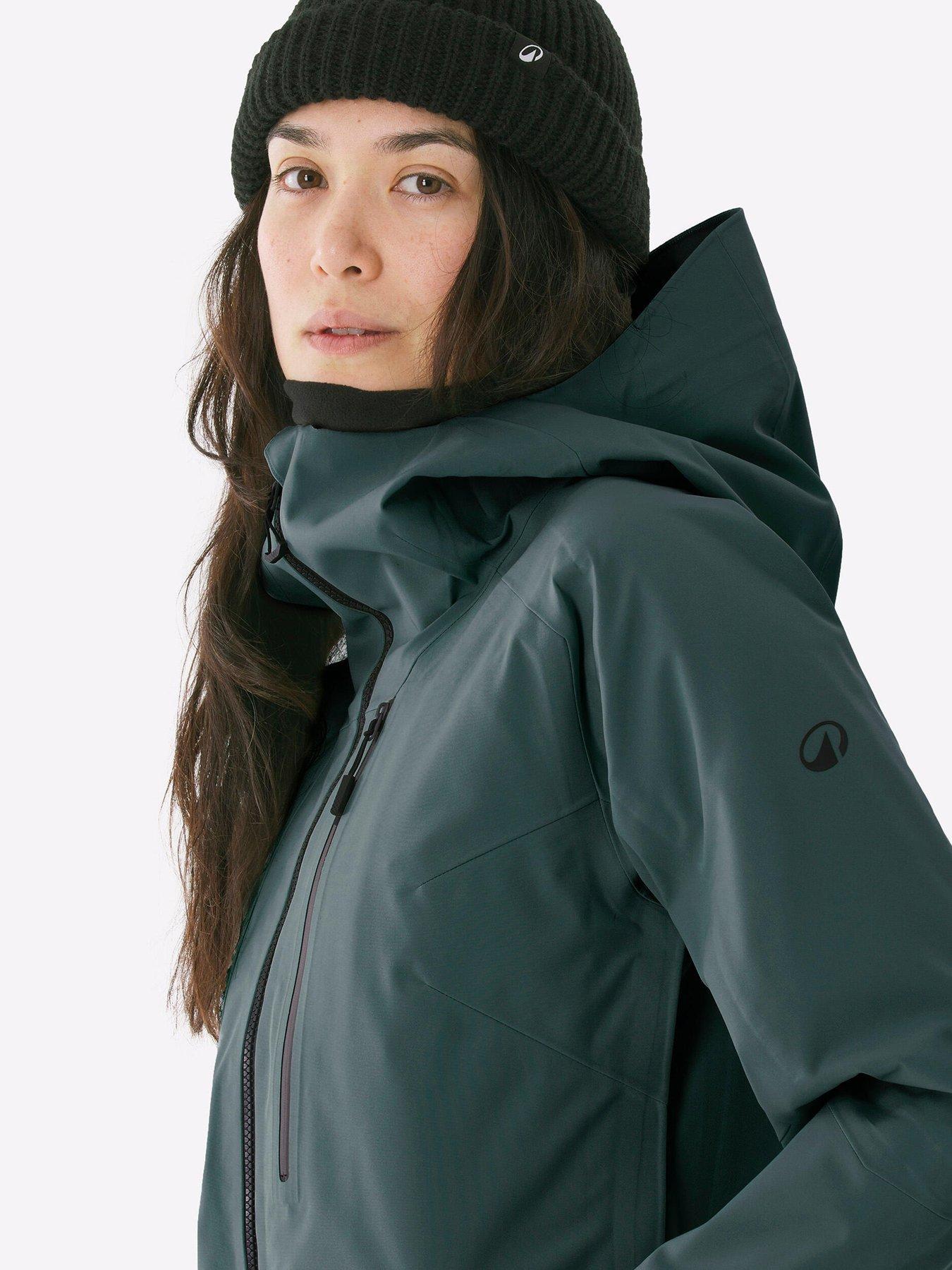  image of decathlon-womens-fr500-ski-jacket-grey