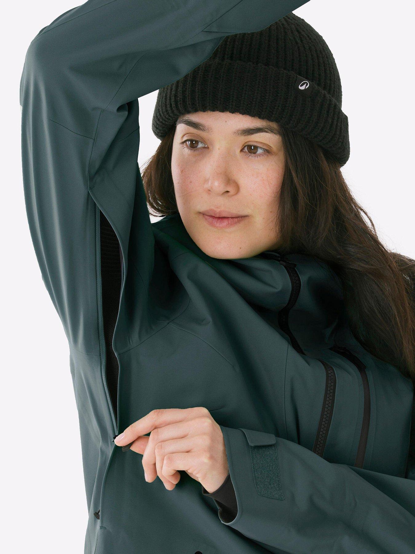  image of decathlon-womens-fr500-ski-jacket-grey