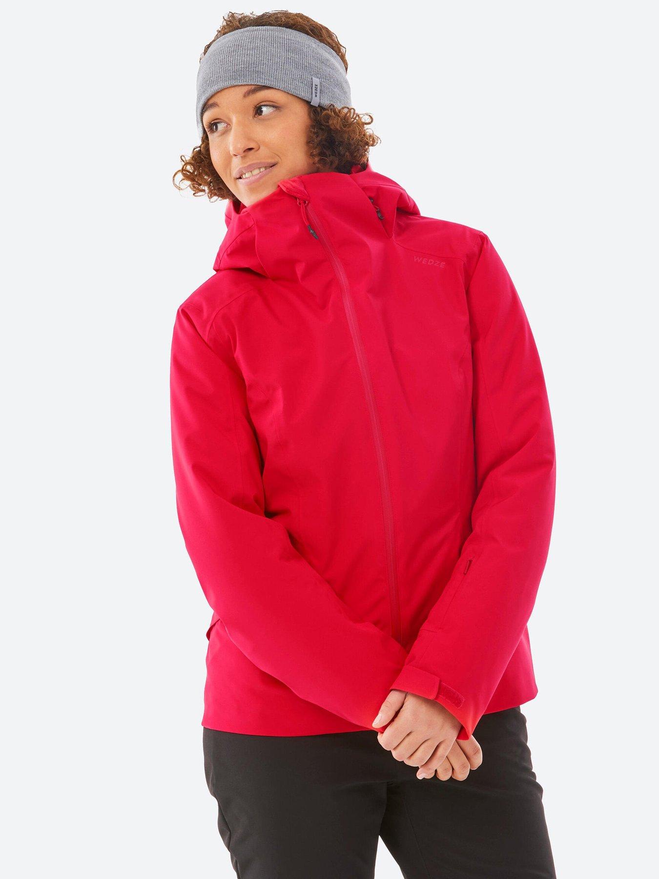 decathlon-womens-warm-ski-jacket-500-red