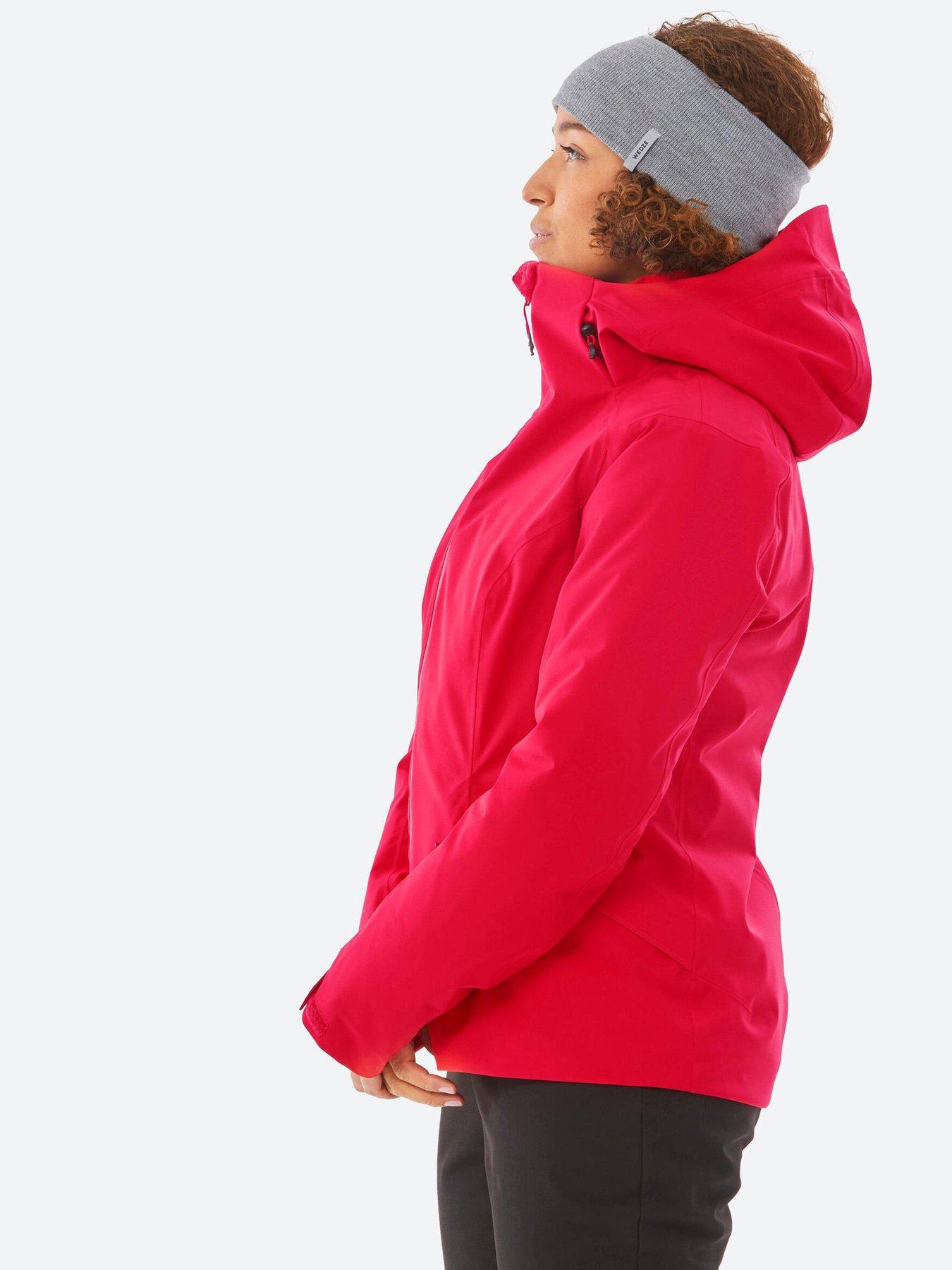  image of decathlon-womens-warm-ski-jacket-500-red